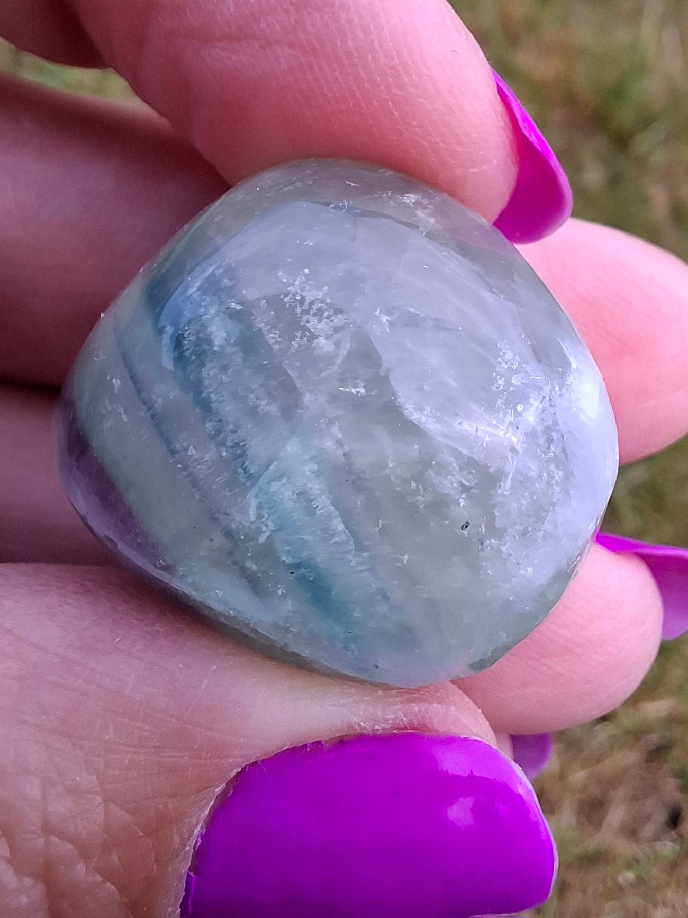 Fluorite, Tumble Stone, Crystal (Ref: T51)
