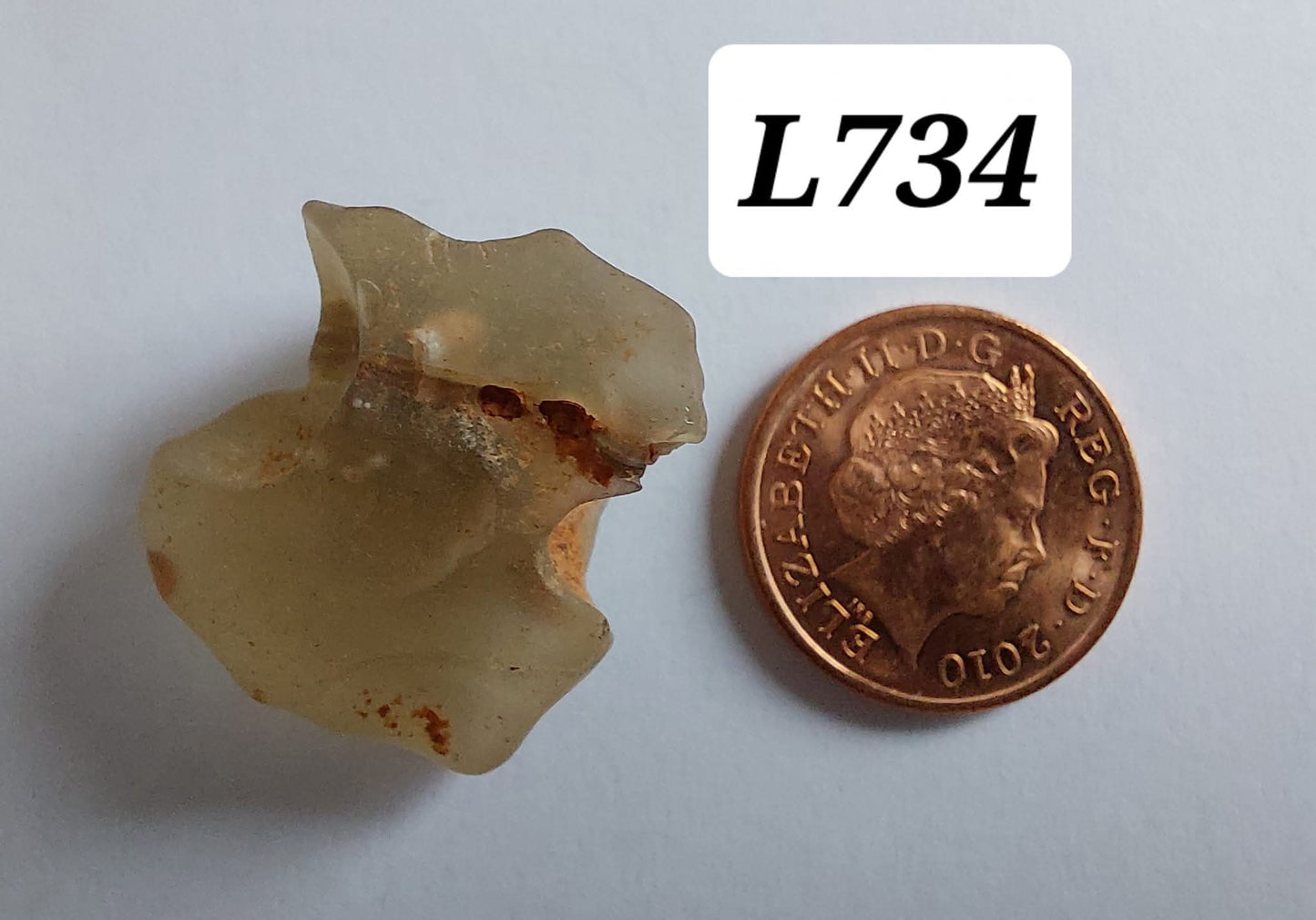 Libyan Desert Glass Piece, 6.97g, Tektite