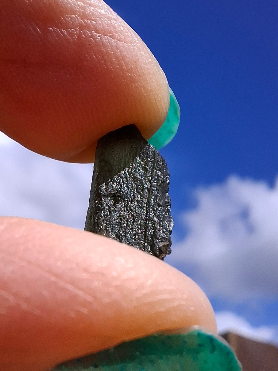 Moldavite Piece, 1.03g, Tektite (Ref: 1416)