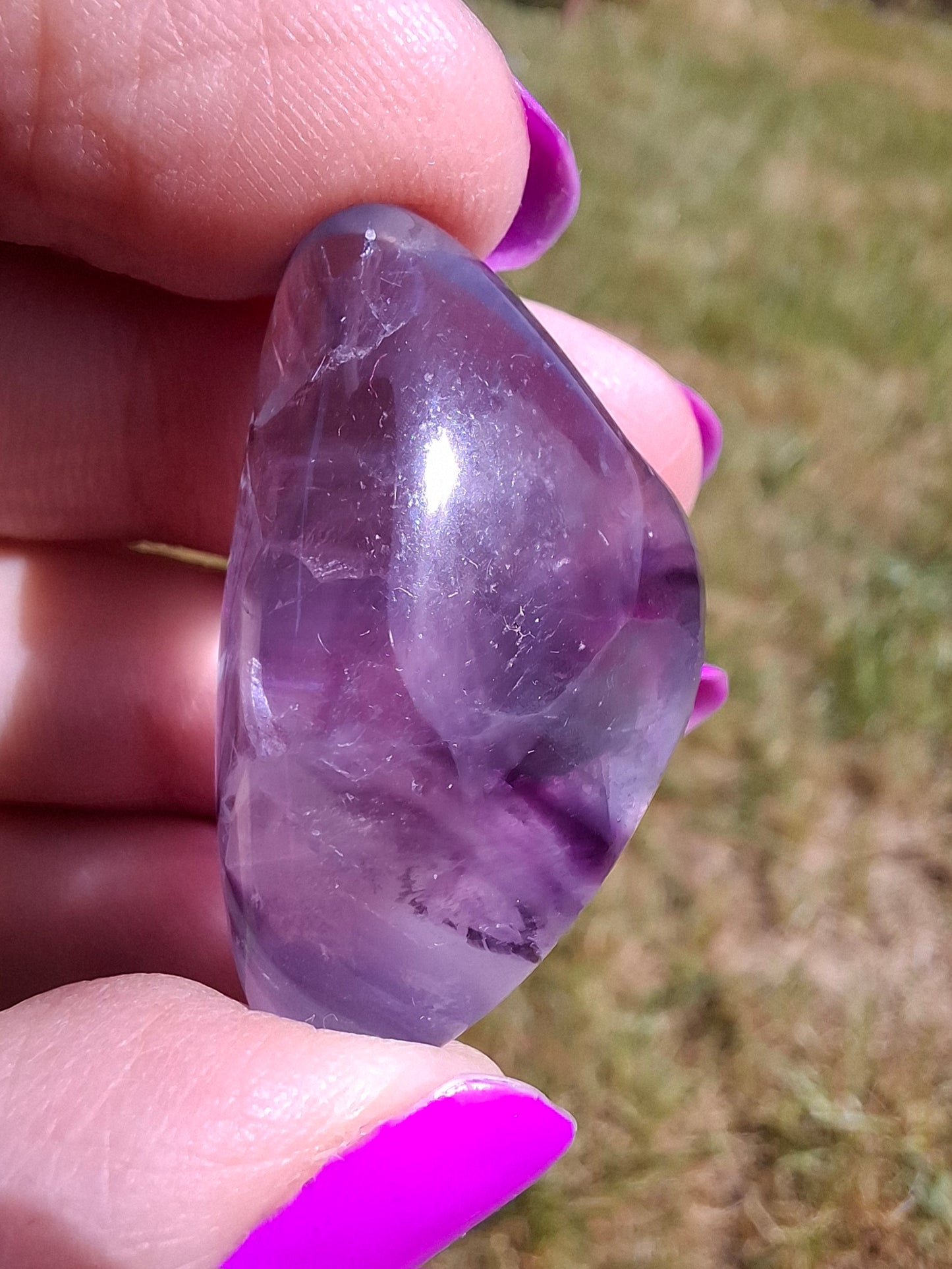 Fluorite, Tumble Stone, Crystal (Ref :T46)