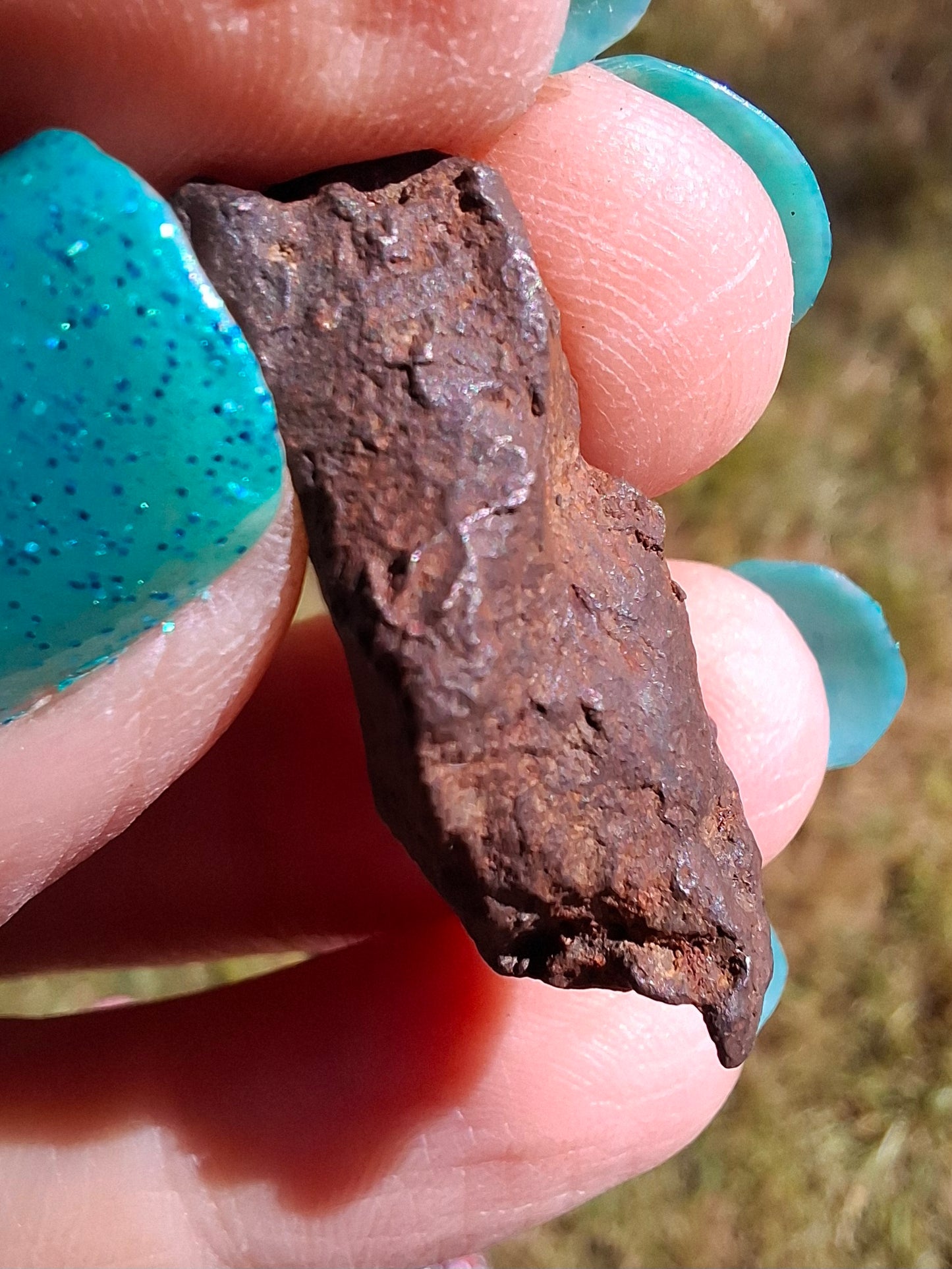 Gebel Kamil Iron Meteorite, 13.55g (Ref: K43)