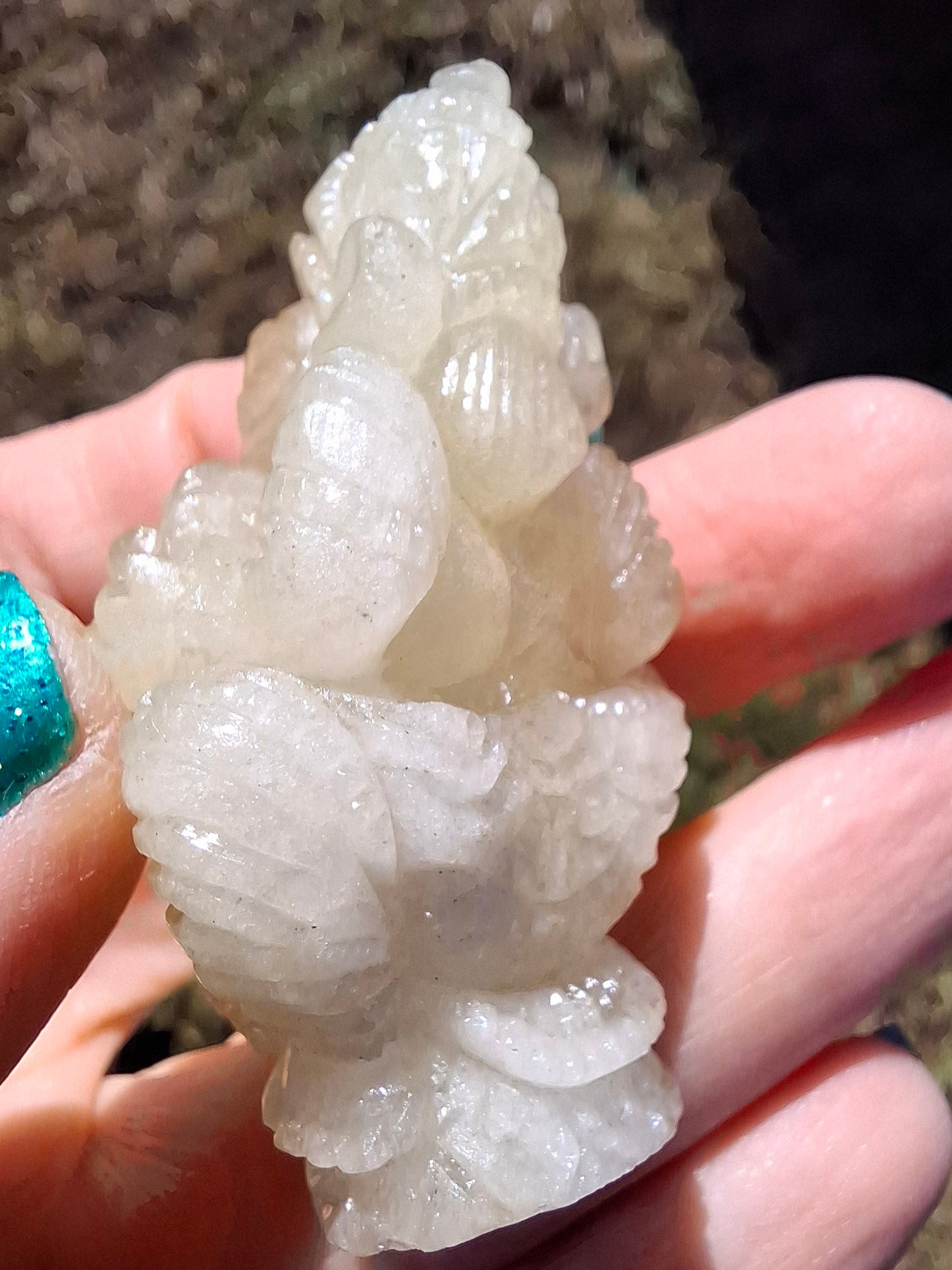 Libyan Desert Glass GANESHA craving, 31.21g, Tektite (Ref: Ganesha2)