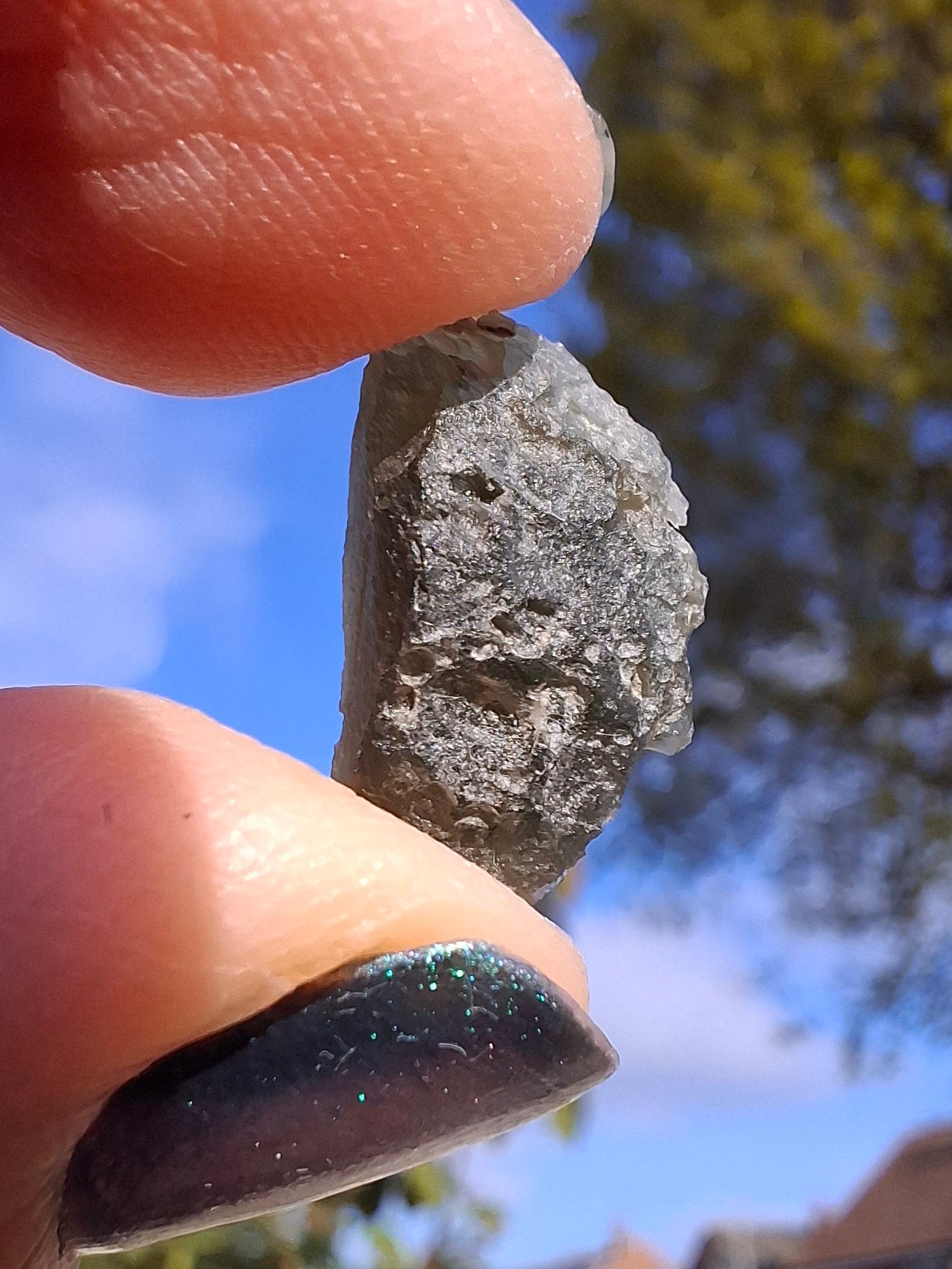 Moldavite Piece, 1.16g, Tektite (Ref: 1393)
