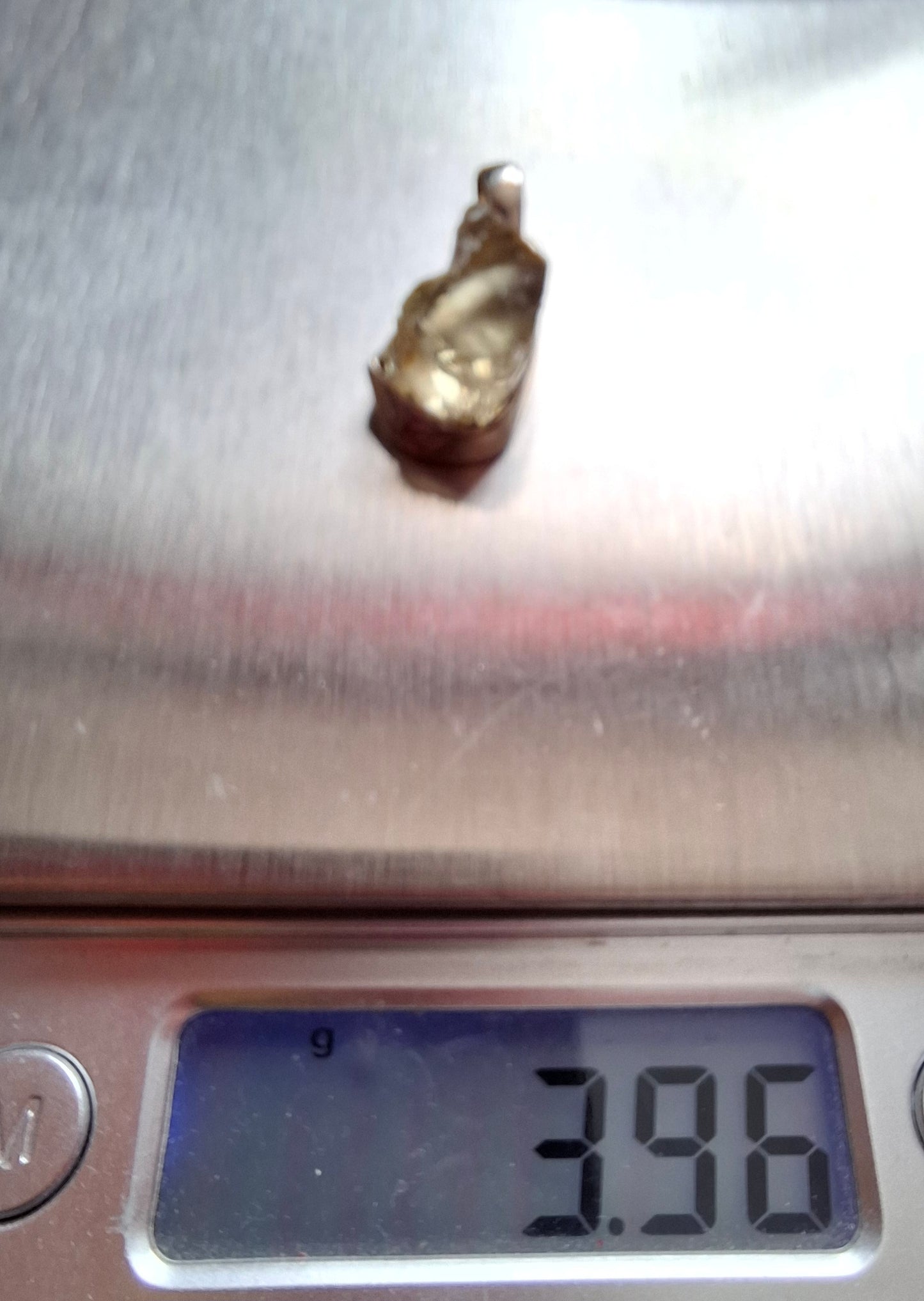 Libyan Desert Glass Pendant, 925 Silver, Tektite (Ref: LP105)