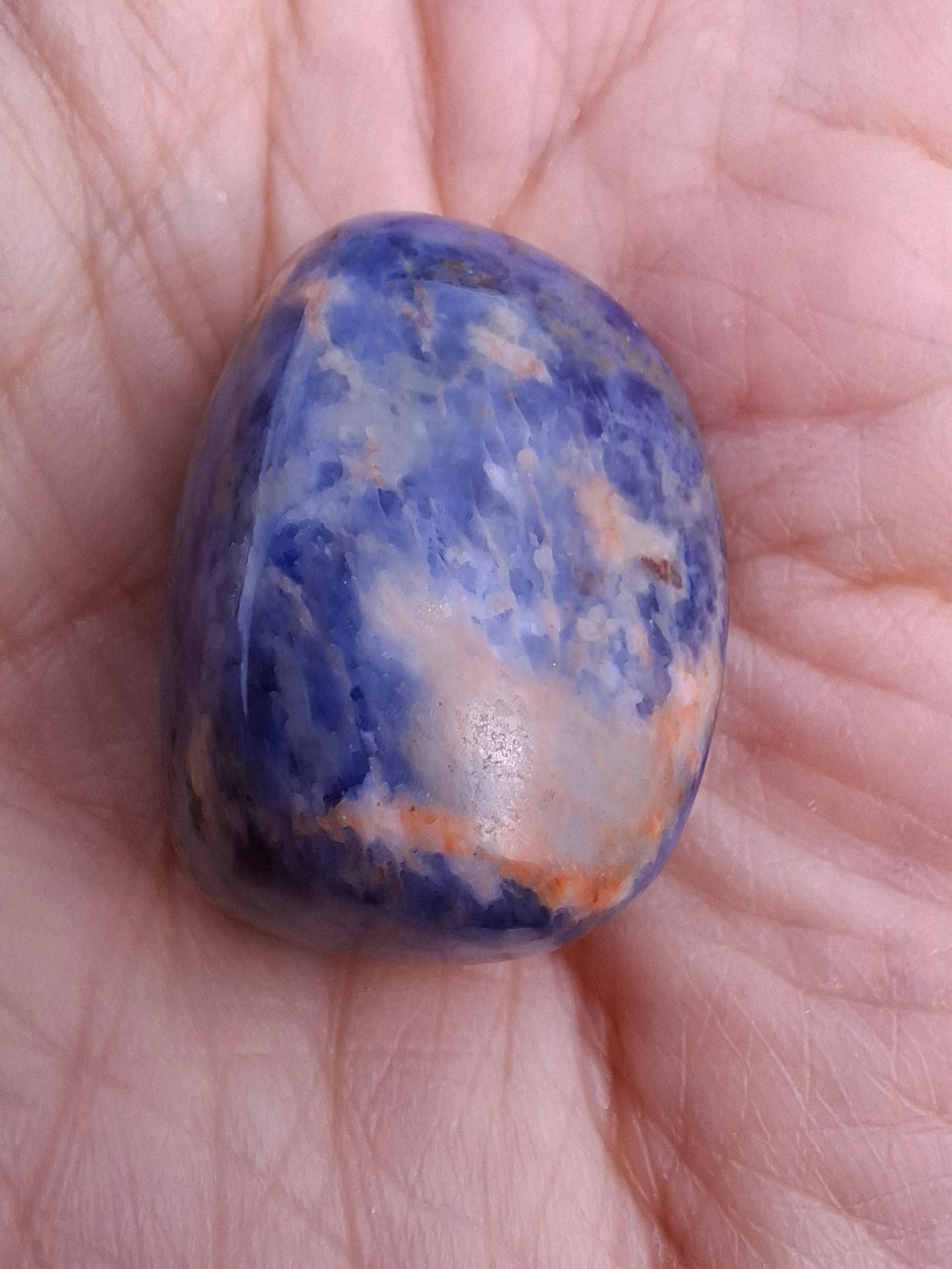 Sodalite, Tumble Stone, Crystal (Ref: T155)