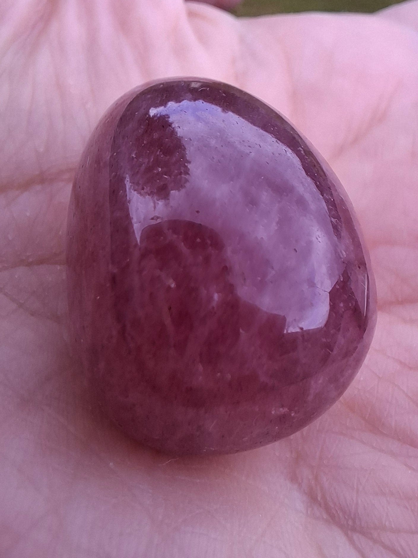 Strawberry Quartz, Tumble Stone, Crystal