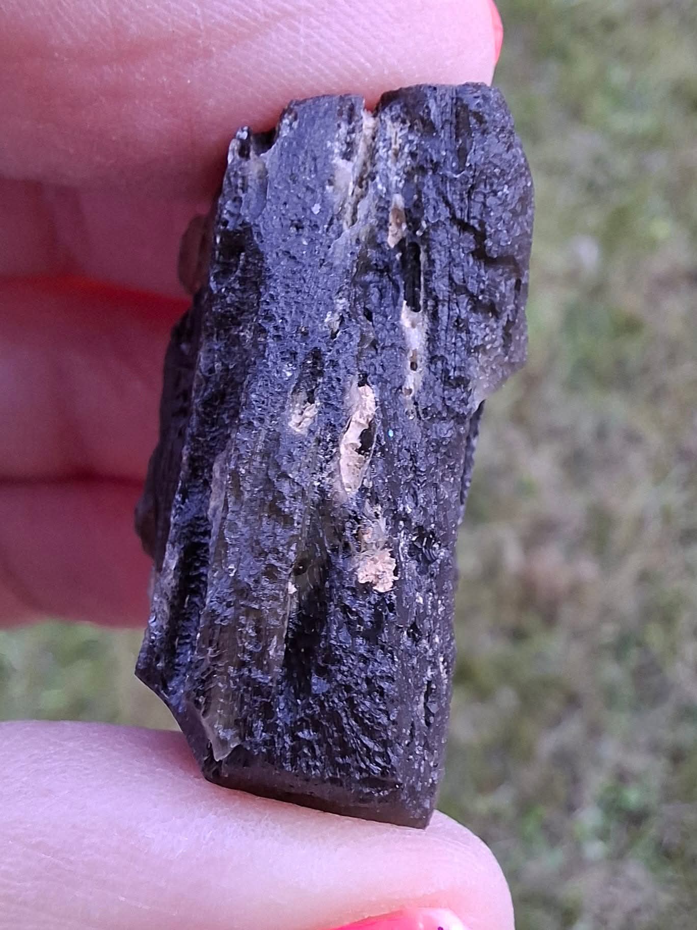 Moldavite Piece, JAKULE, 16.07g, Tektite (Ref: 1179)