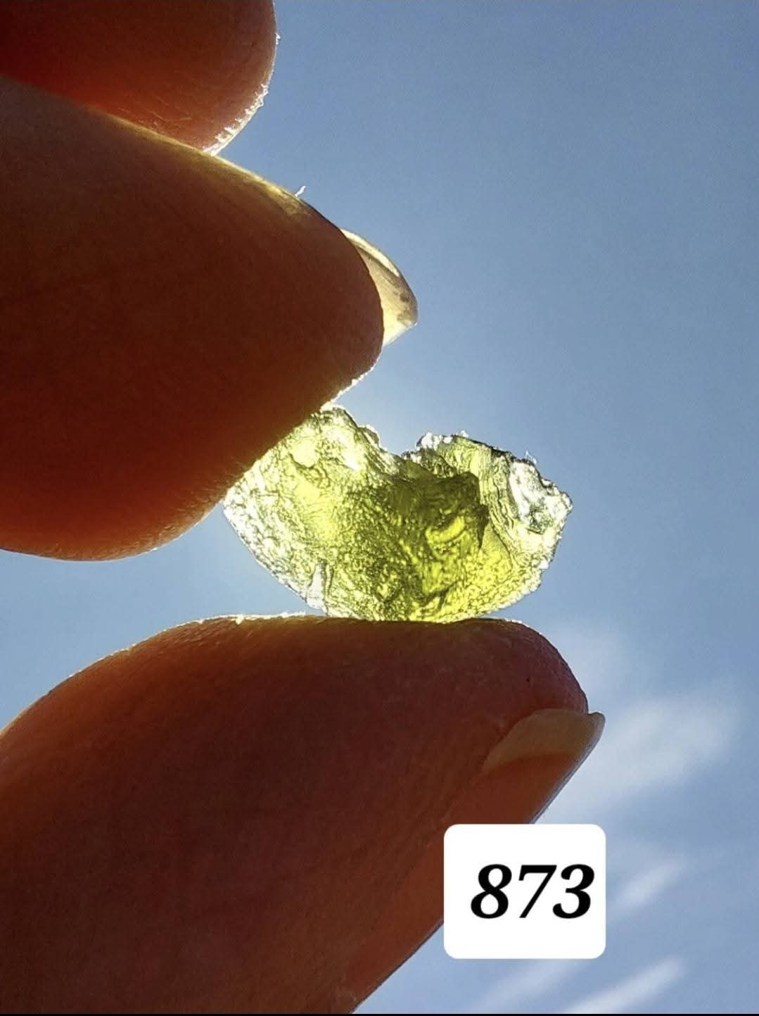 Moldavite Piece, 0.51g, Tektite (Ref: 873)