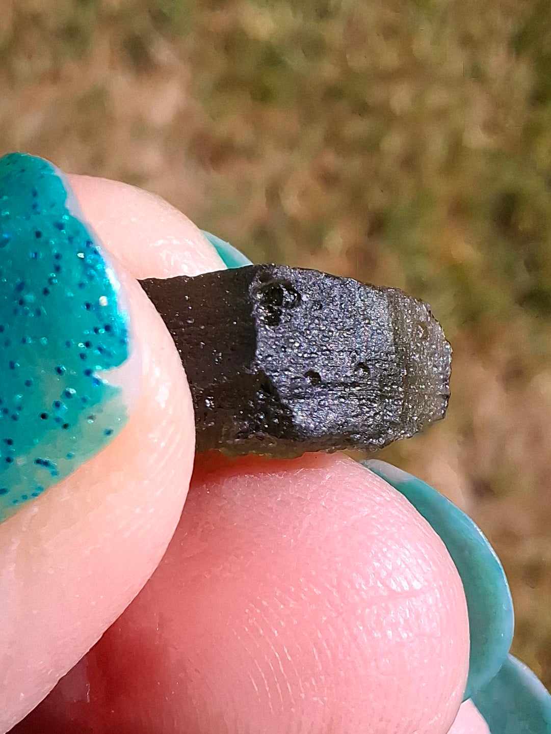Moldavite Piece, 1.03g, Tektite (Ref: 1416)