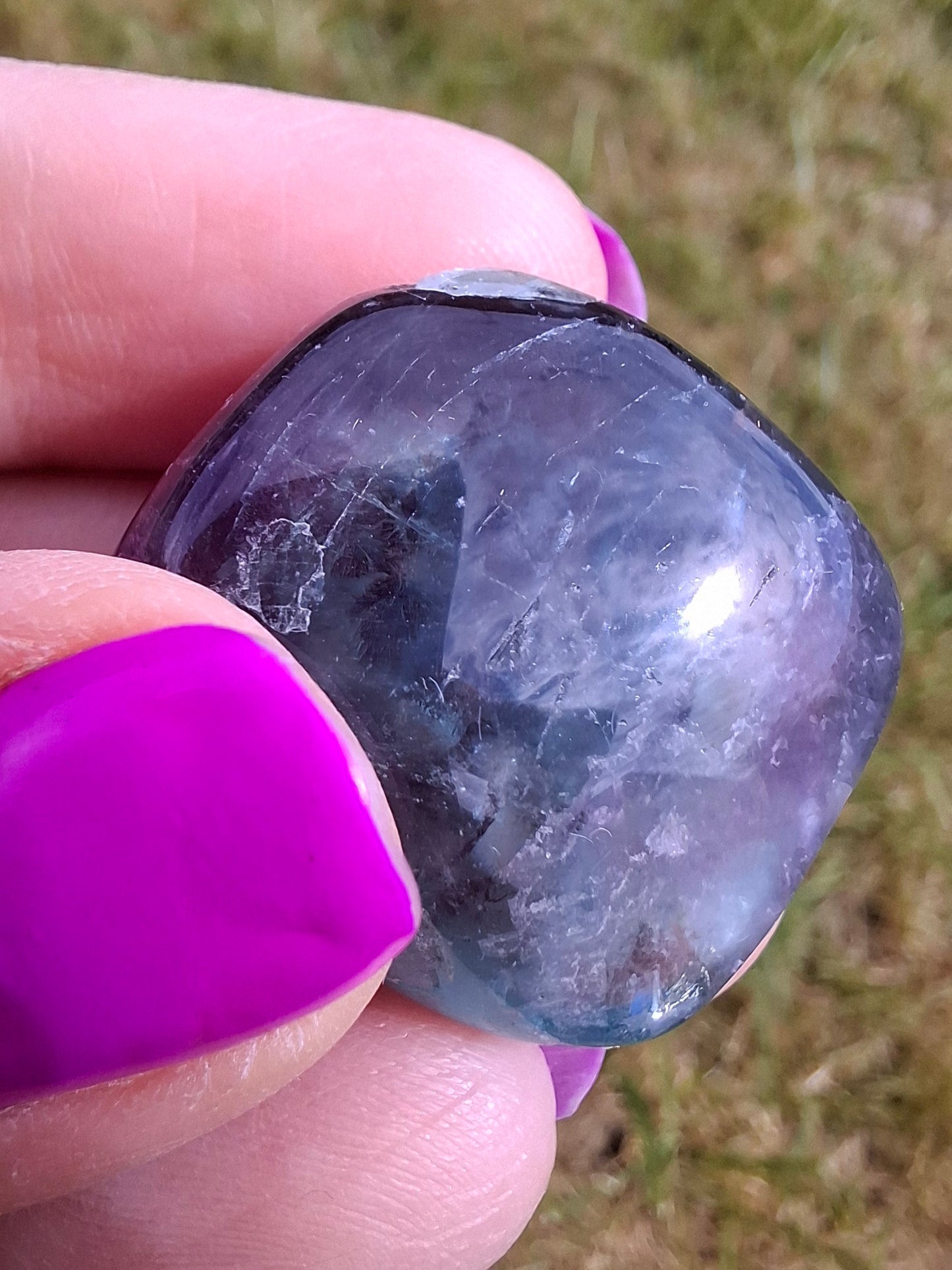 Fluorite, Tumble Stone, Crystal (Ref: T55)