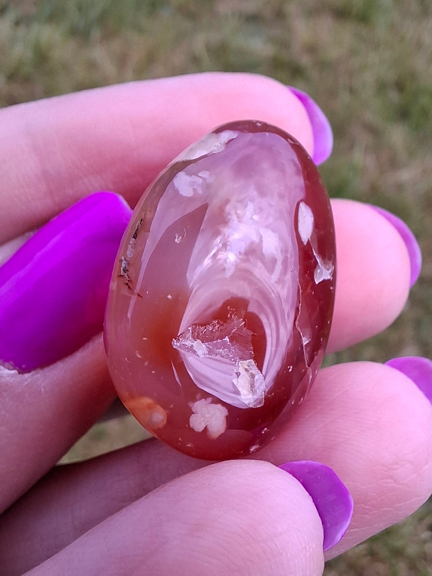 Carnelian, Tumble Stone, Crystal (Ref: T61)