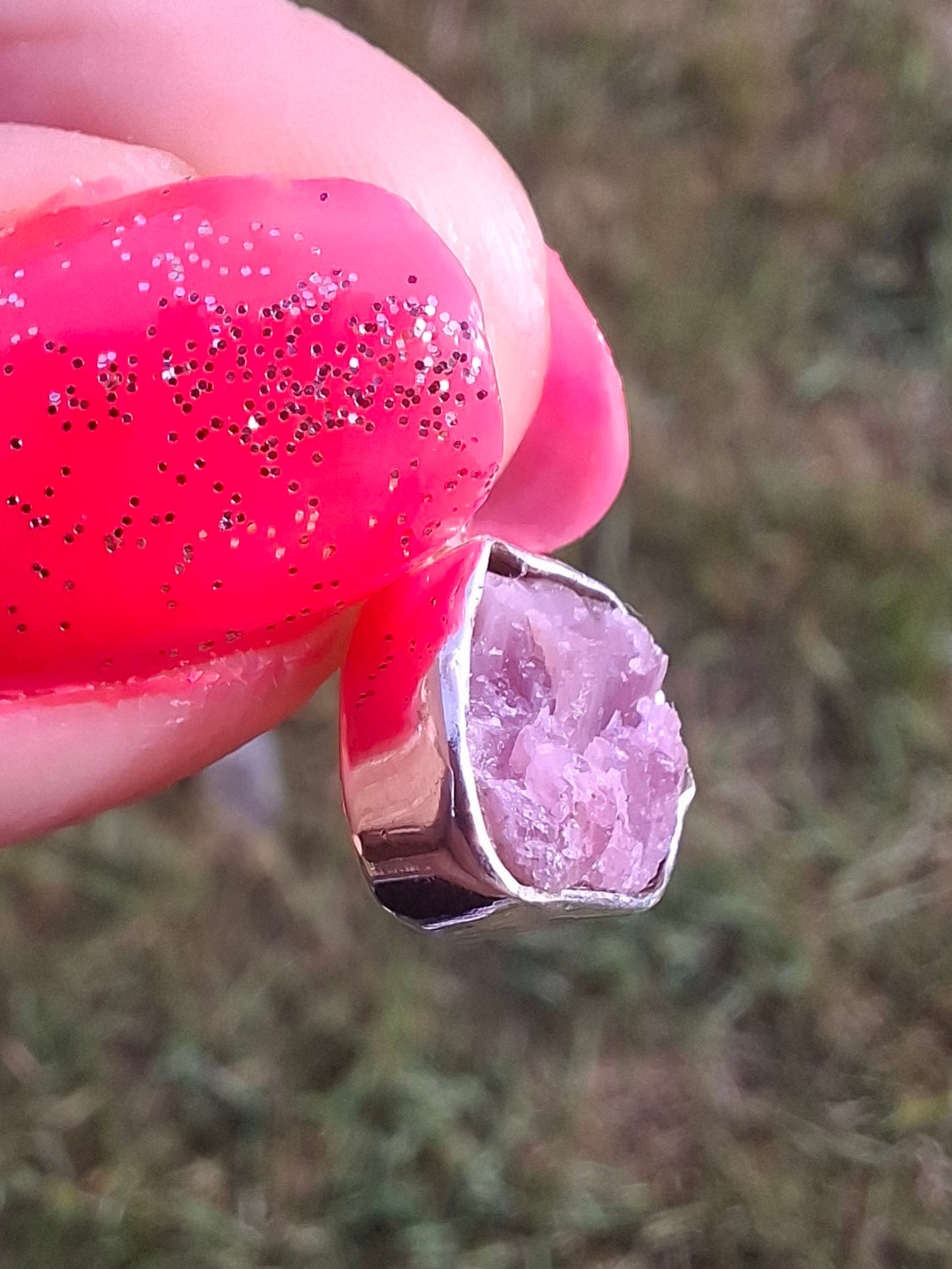 Punk Tourmaline Pendant, 925 Silver, Crystal (Ref: PT9)