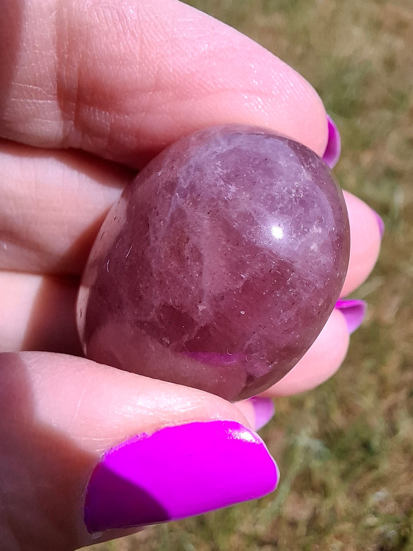 Strawberry Quartz, Tumble Stone, Crystal