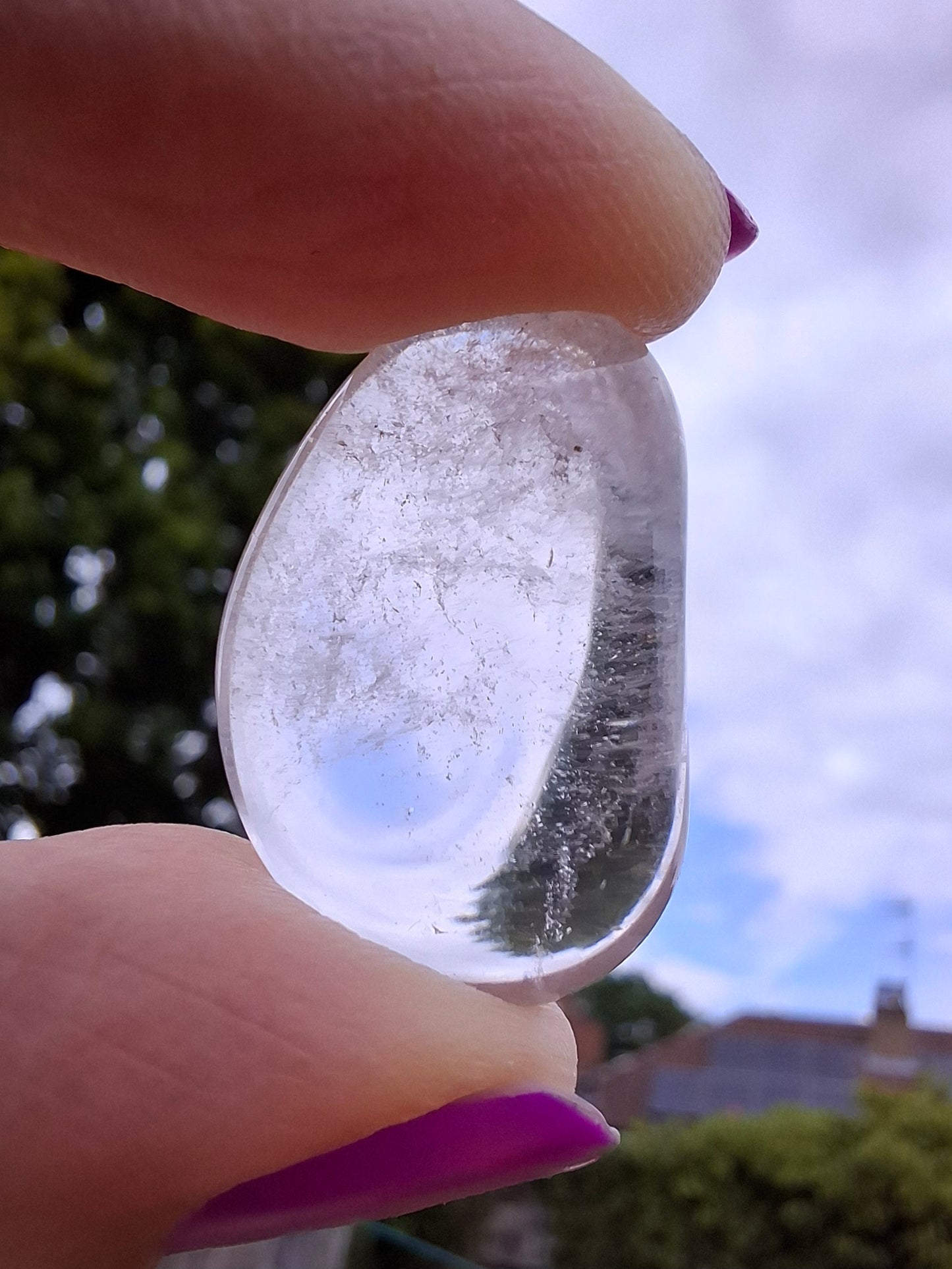 Clear Quartz, Tumble Stone, Crystal (Ref: T25)