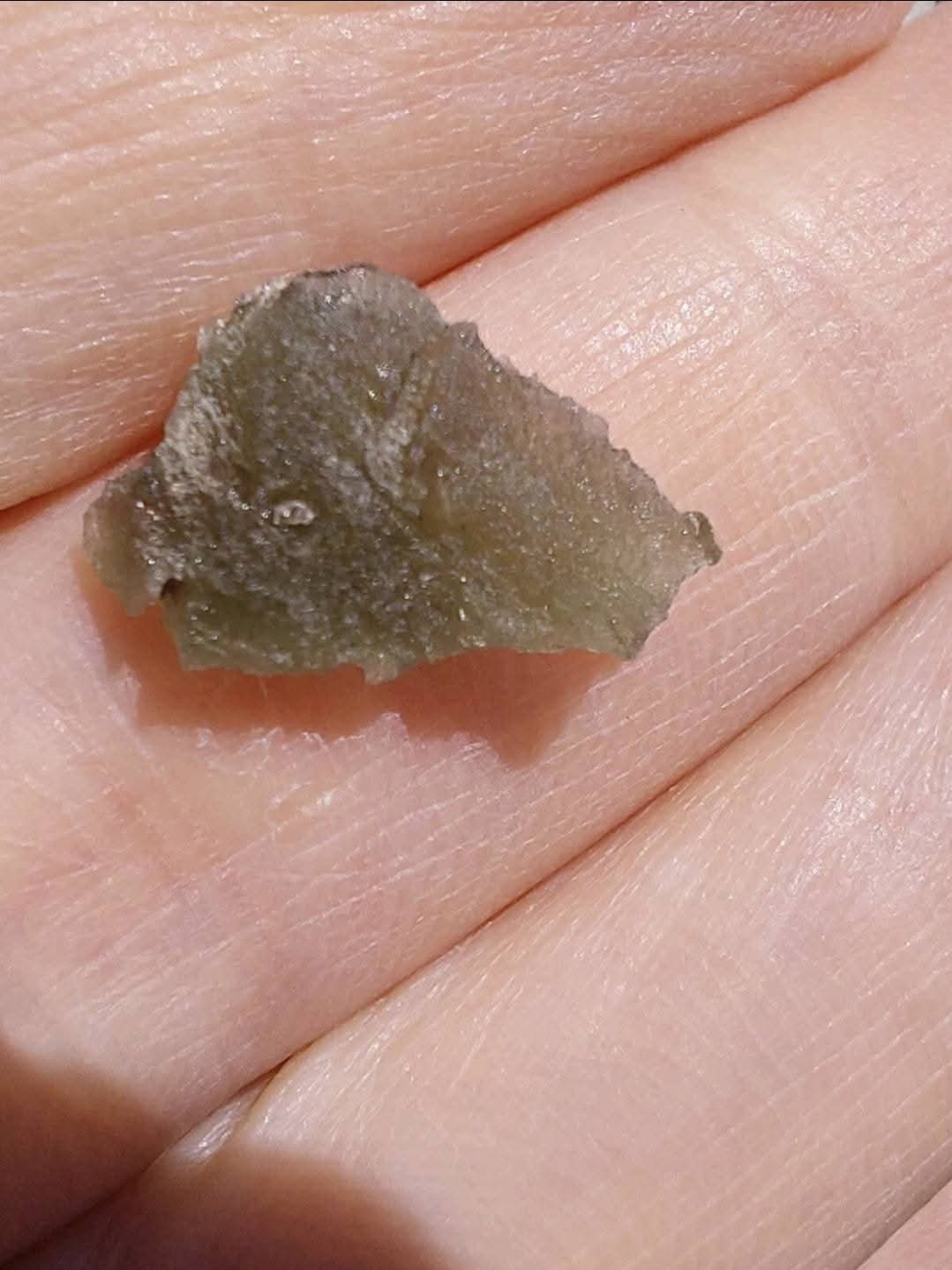 Moldavite Piece, 0.55g, Tektite (Ref: E225)