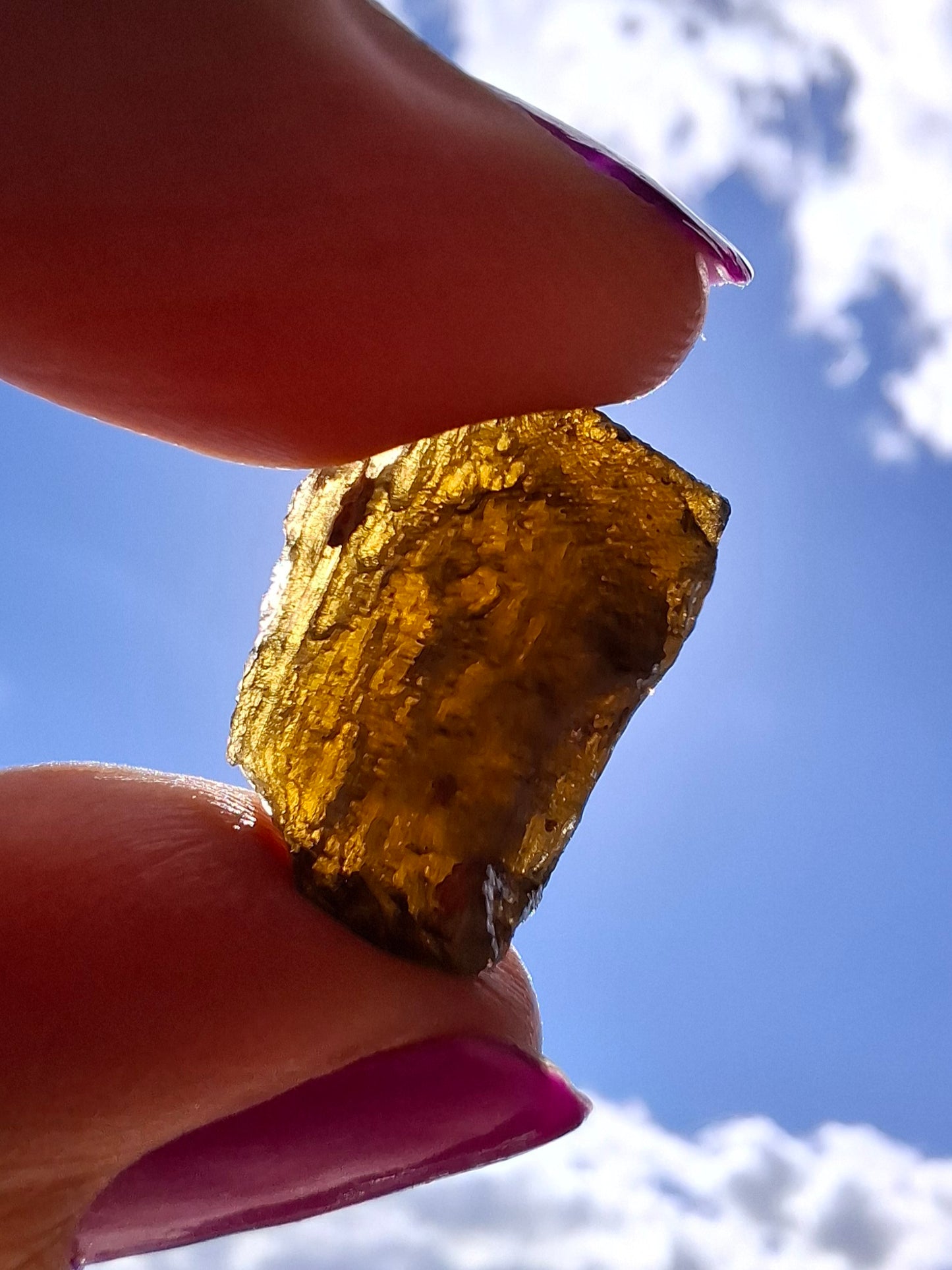 Moldavite Piece, 2.80g, Tektite (Ref: 1432)