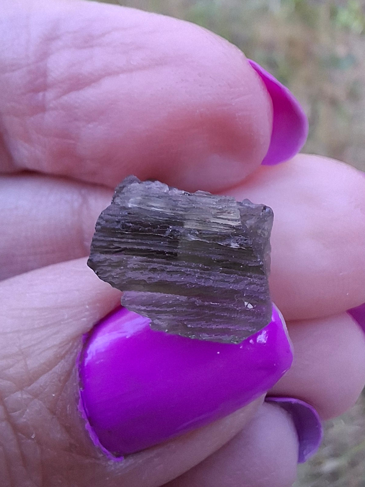 Moldavite Piece, 1.00g, Tektite (Ref: 1442)