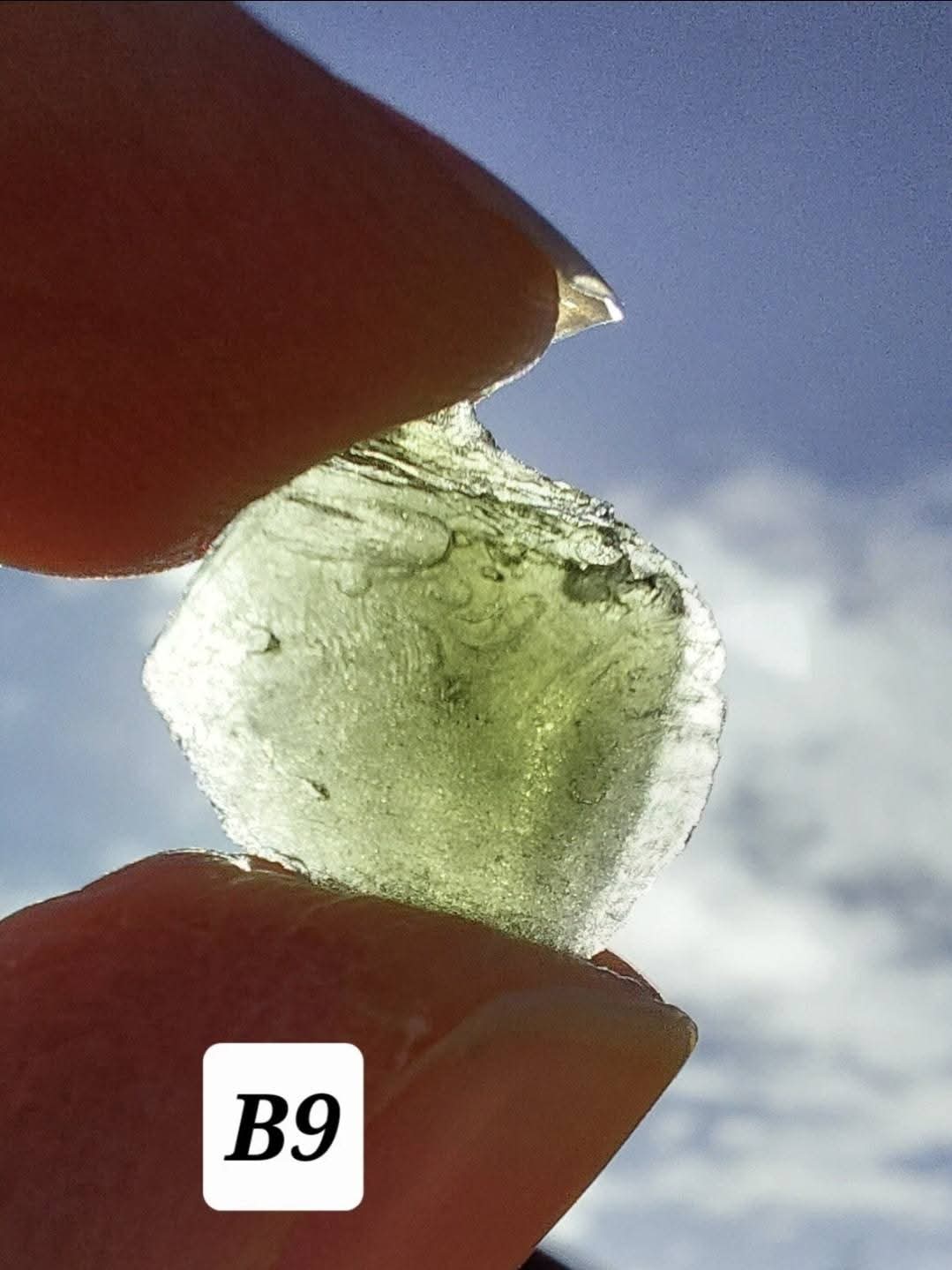 Moldavite Piece, 0.79g, Tektite (Ref: B9)