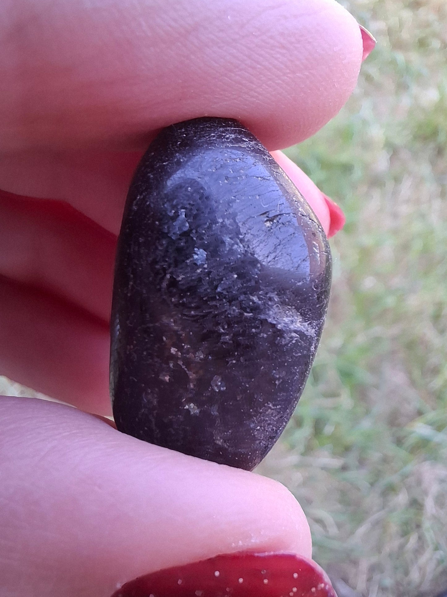 Black Tourmaline, Tumble Stone, Crystal (Ref: T219)