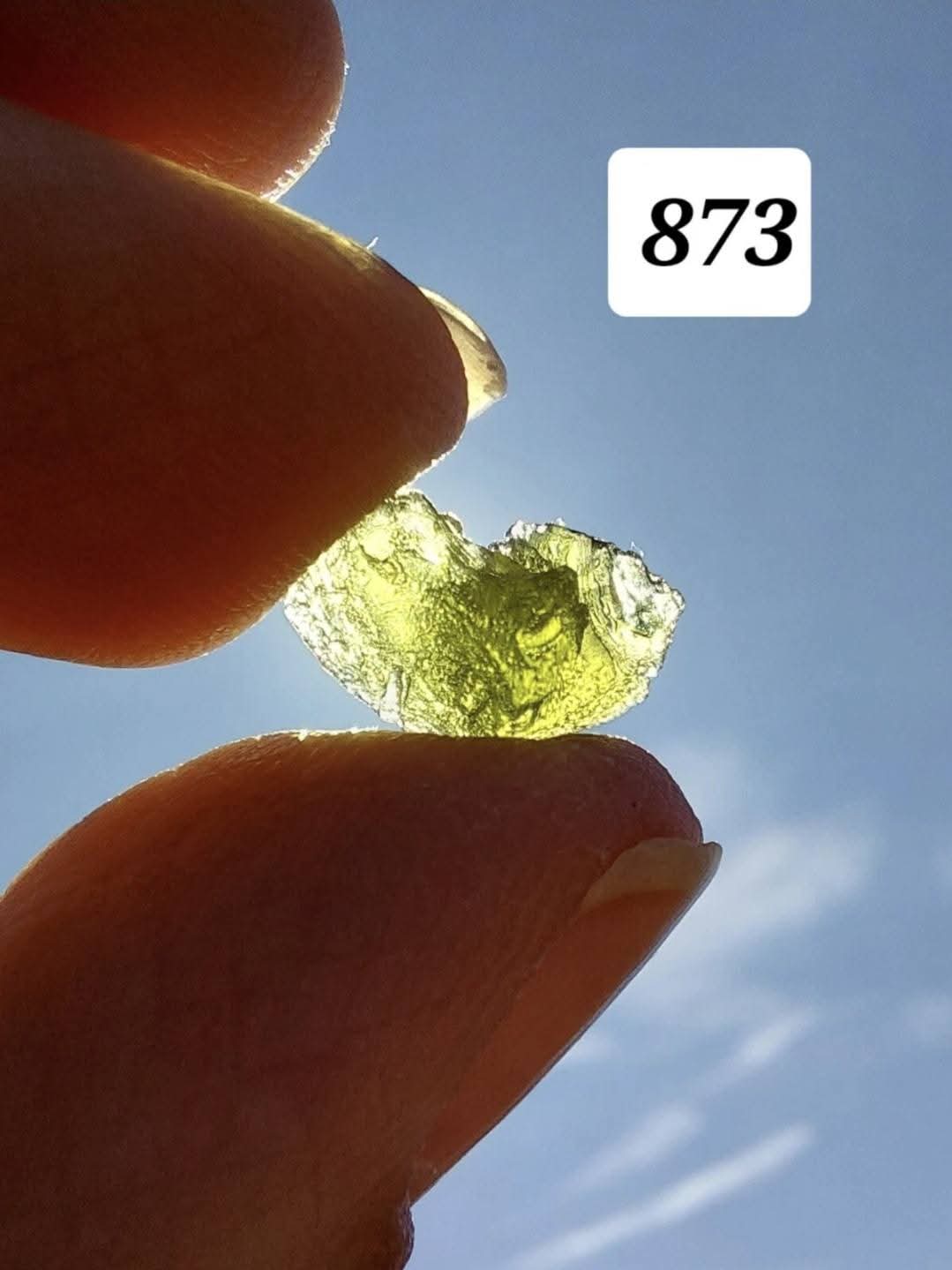 Moldavite Piece, 0.51g, Tektite (Ref: 873)