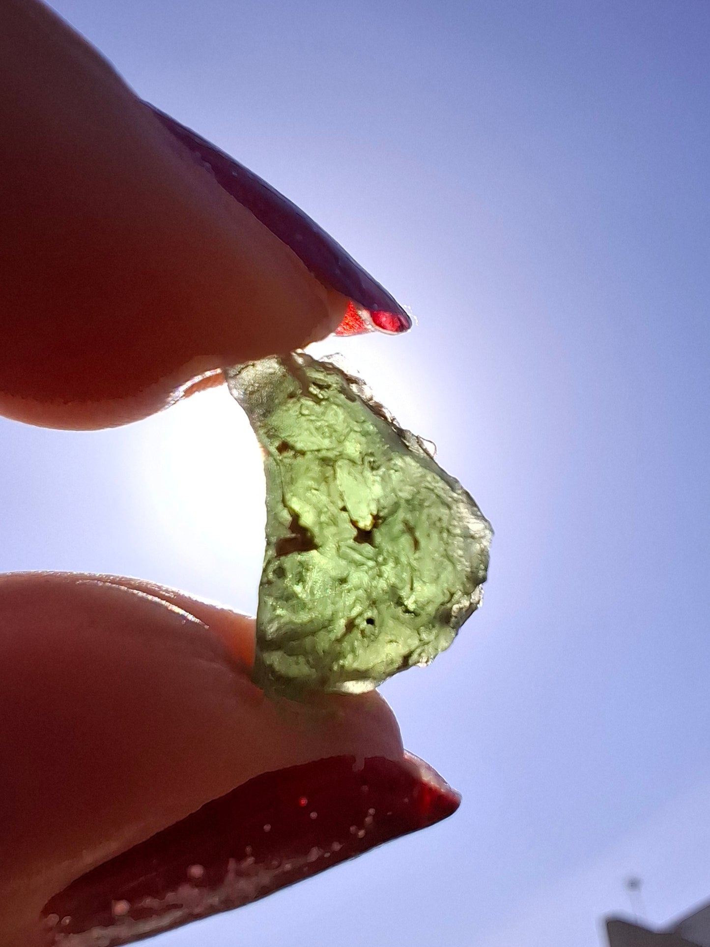 Moldavite Piece, 1.23g, Tektite (Ref: 1484)