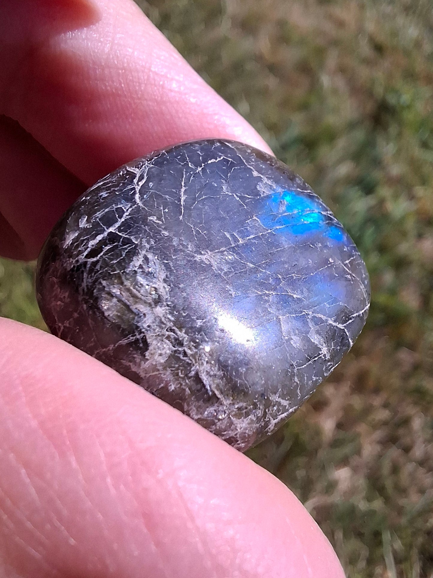Labradorite, Tumble Stone, Crystal (Ref: T214)