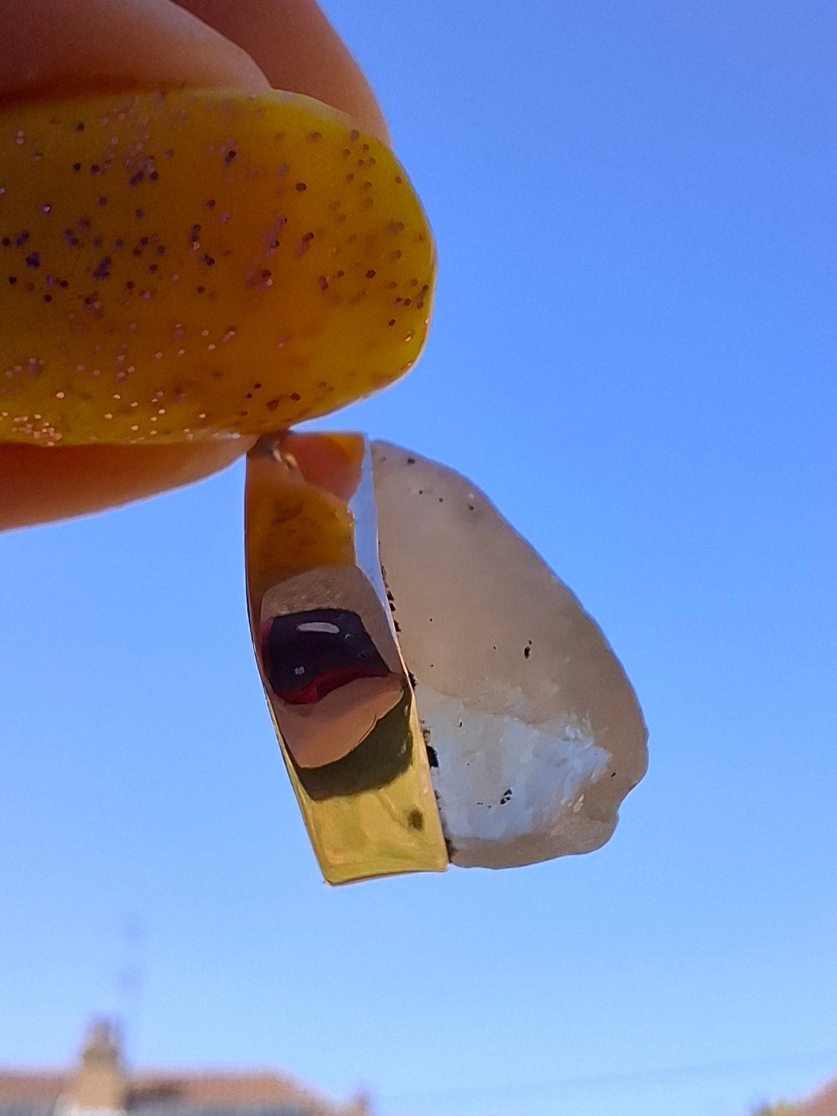 Libyan Desert Glass Pendant, 925 Silver, Tektite (Ref: LP104)