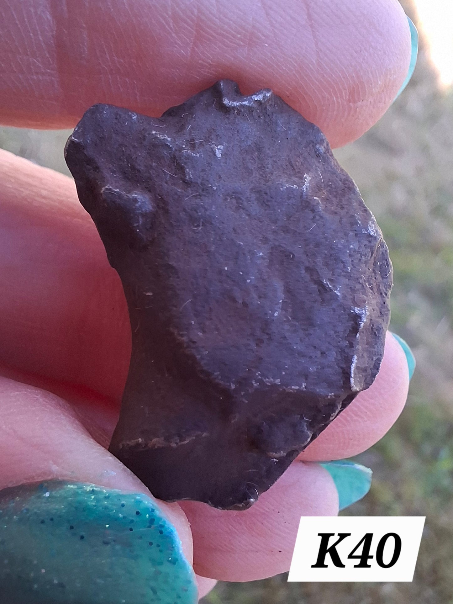 Gebel Kamil Iron Meteorite, 19.66g (Ref: K40)