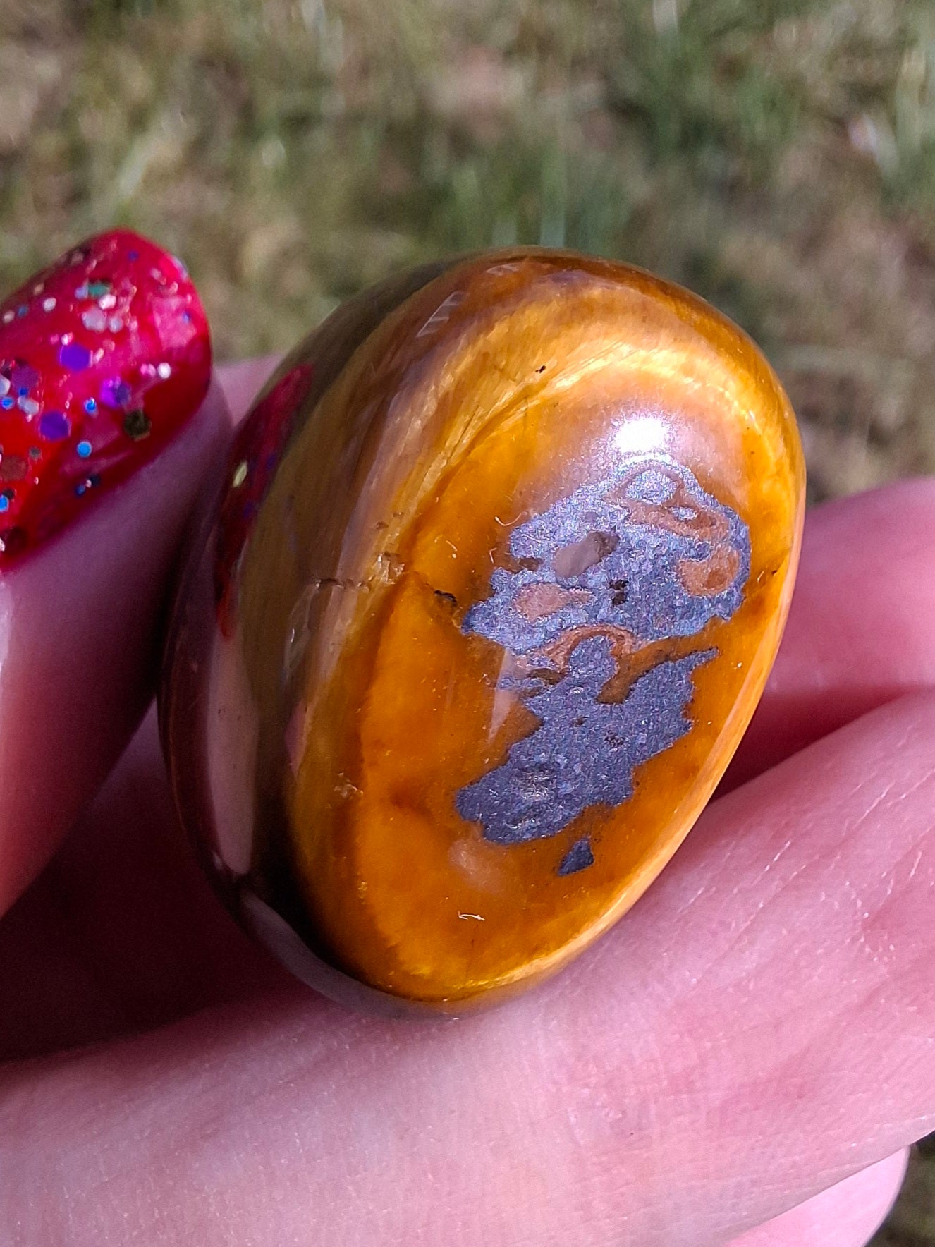 Tigers Eye, Tumble Stone, Crystal (Ref: T133)
