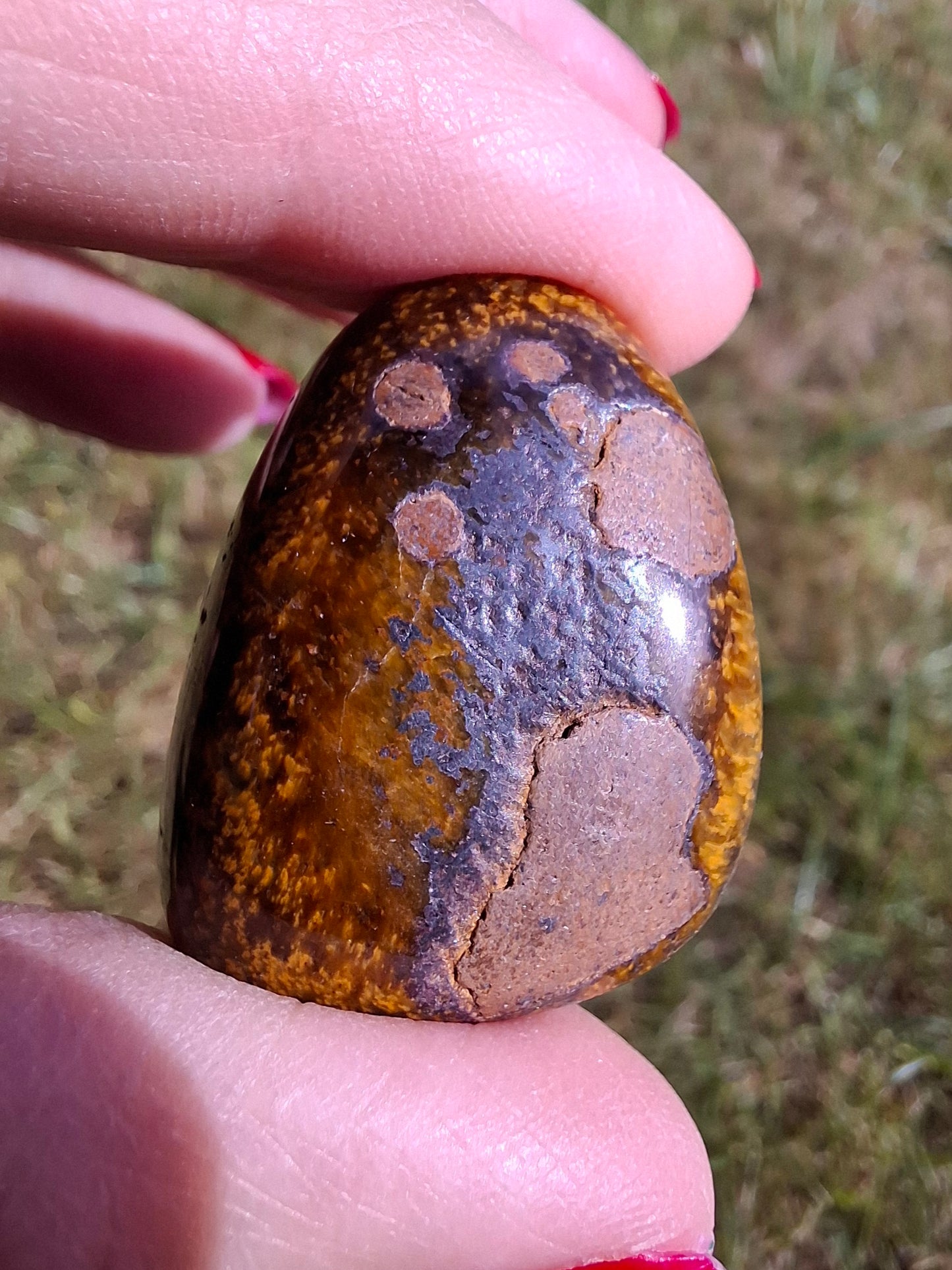 Tigers Eye, Tumble Stone, Crystal (Ref: T129)