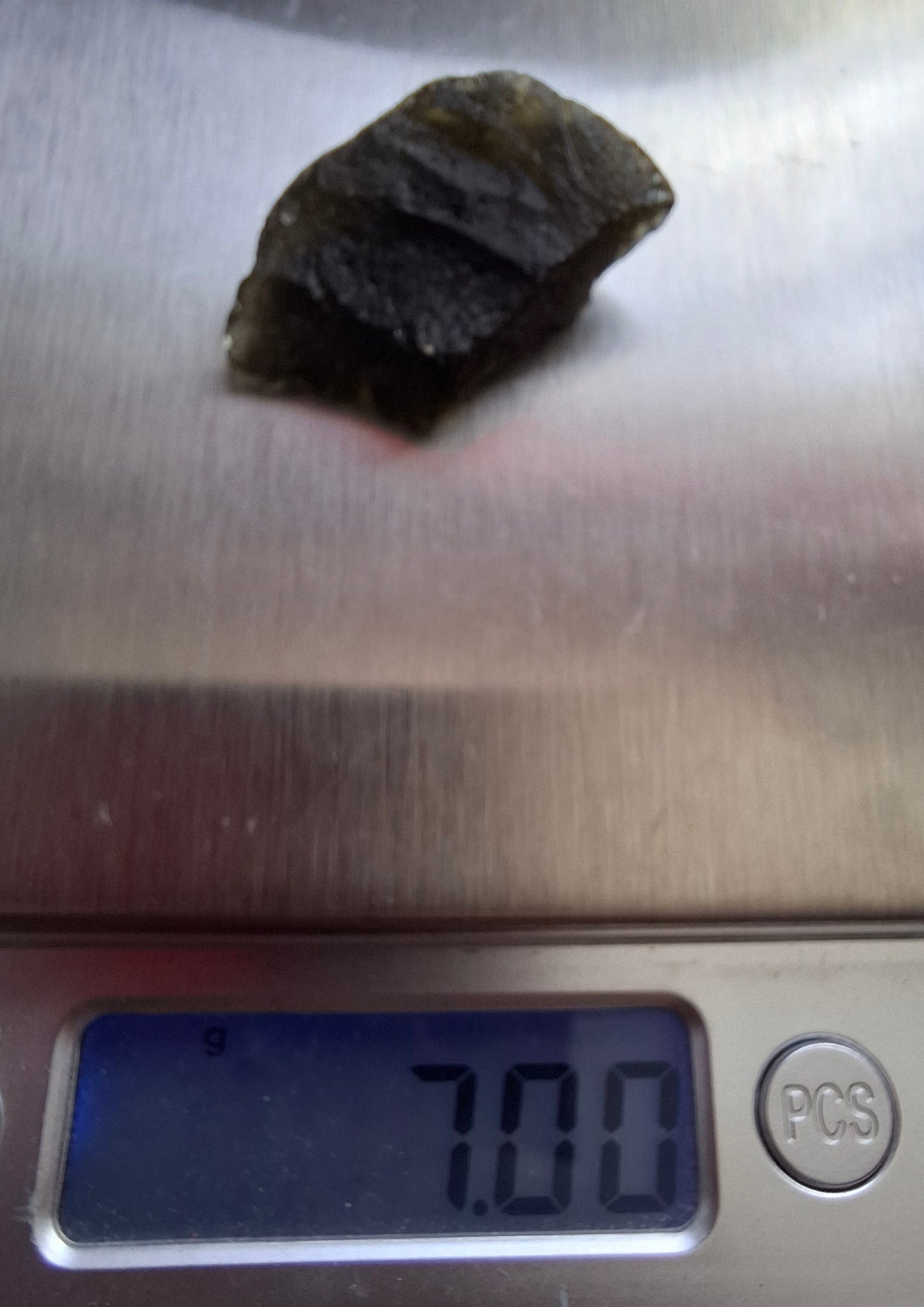 Moldavite Piece, JAKULE, 7.00g, Tektite (Ref: 1376)