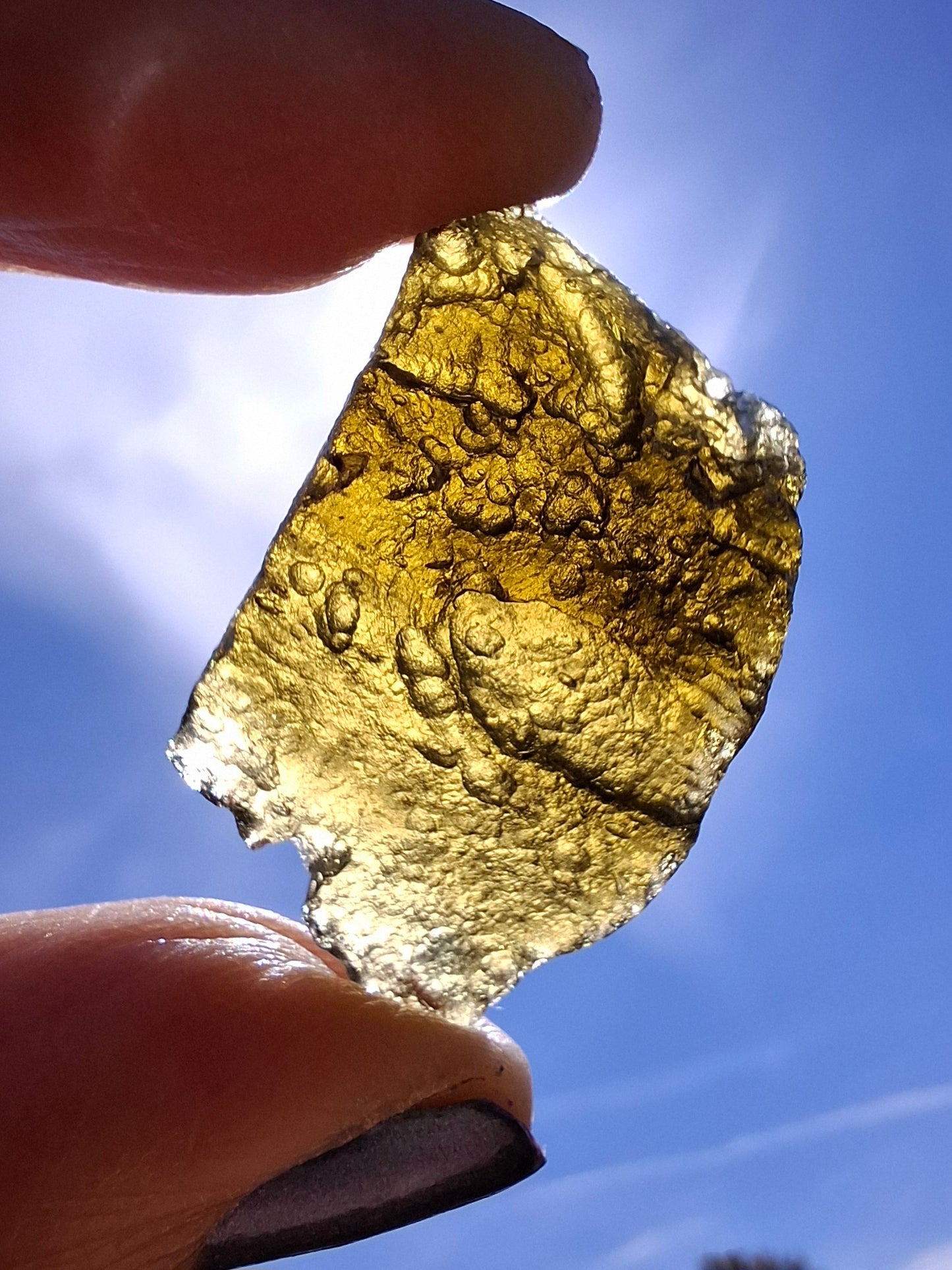 Moldavite Piece, JAKULE, 7.00g, Tektite (Ref: 1376)
