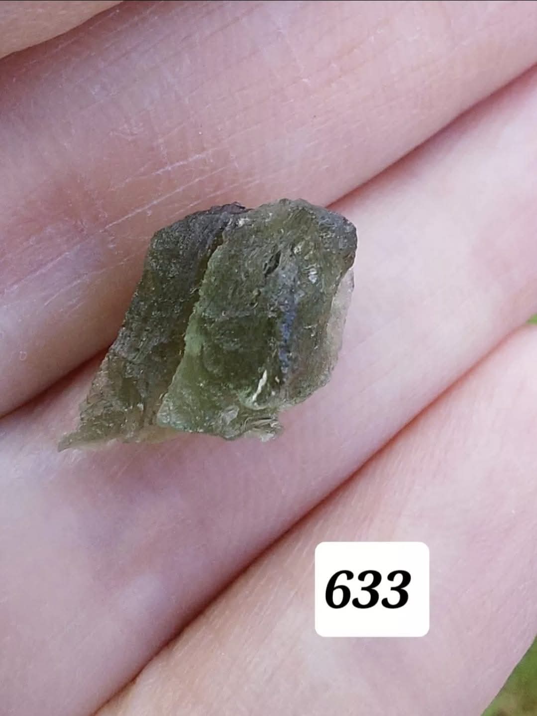 Moldavite Piece, 1.00g, Tektite (Ref: 633)