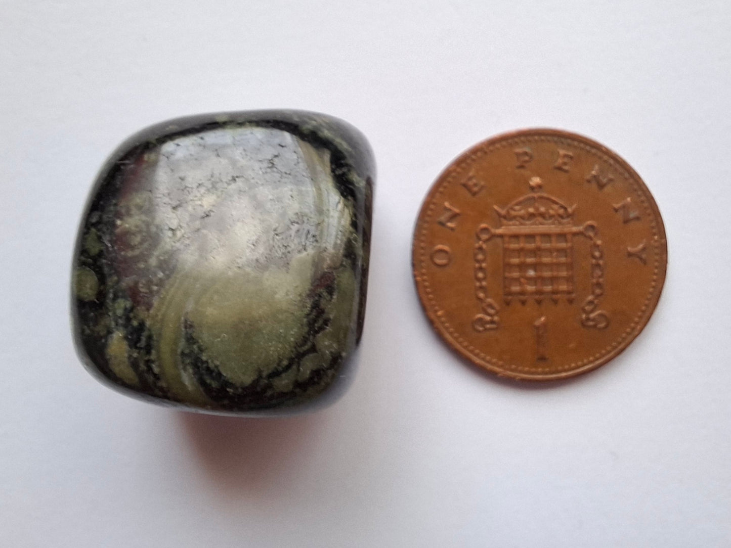 Kambaba Jasper, Tumble Stone, Crystal (Ref: T160)