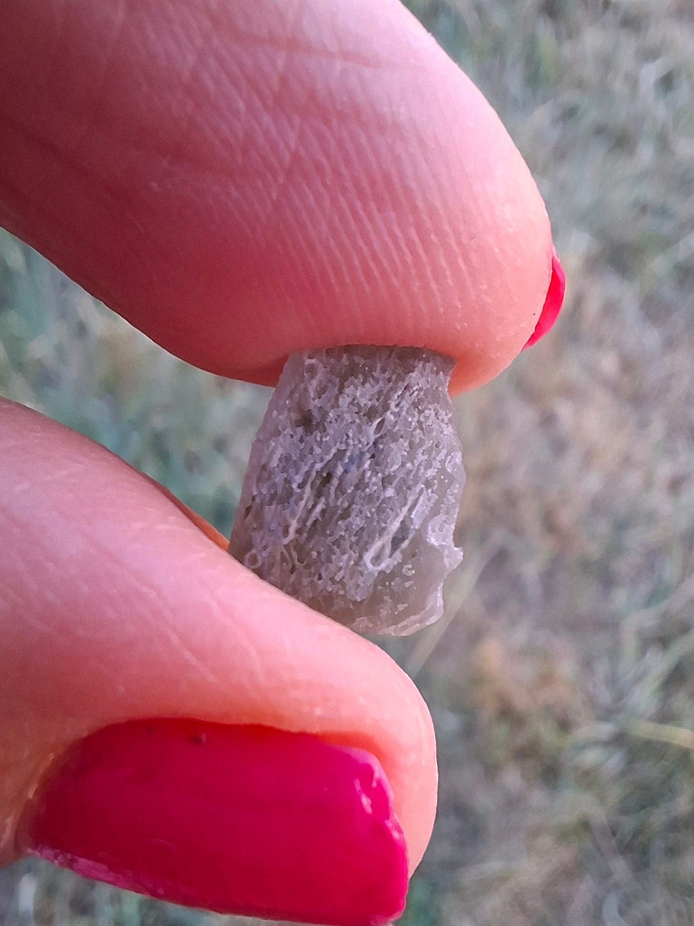 Moldavite Piece, SNOWFLAKE, FROSTED, BRUSNA, 0.69g, Tektite (Ref: 1503)