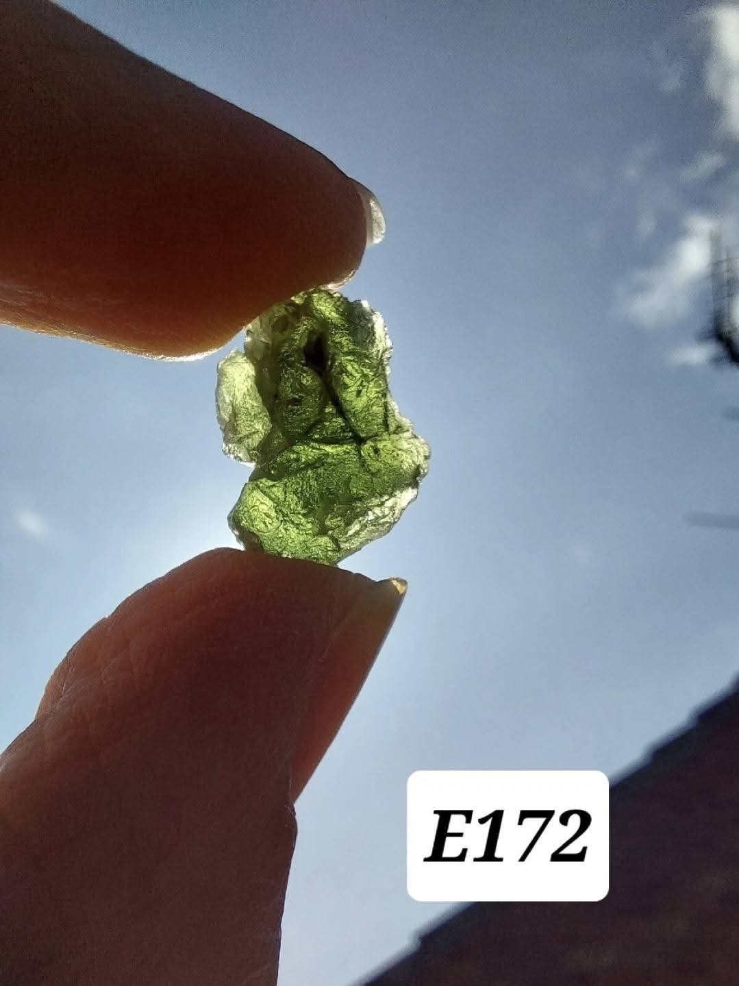 Moldavite Piece, 1.82g, Tektite (Ref: E172)