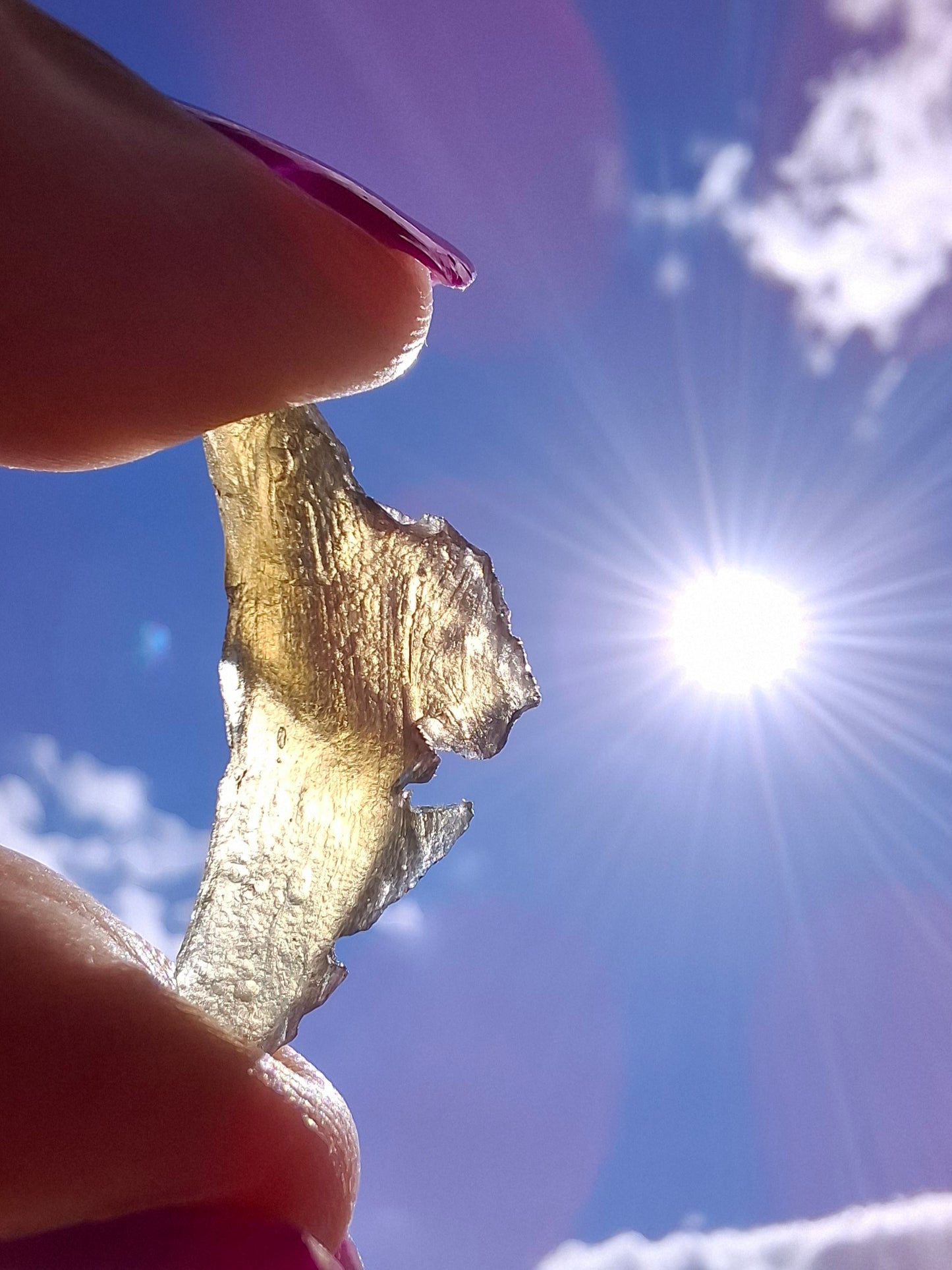 Moldavite Piece, 1.08g, Tektite (Ref: 1429)