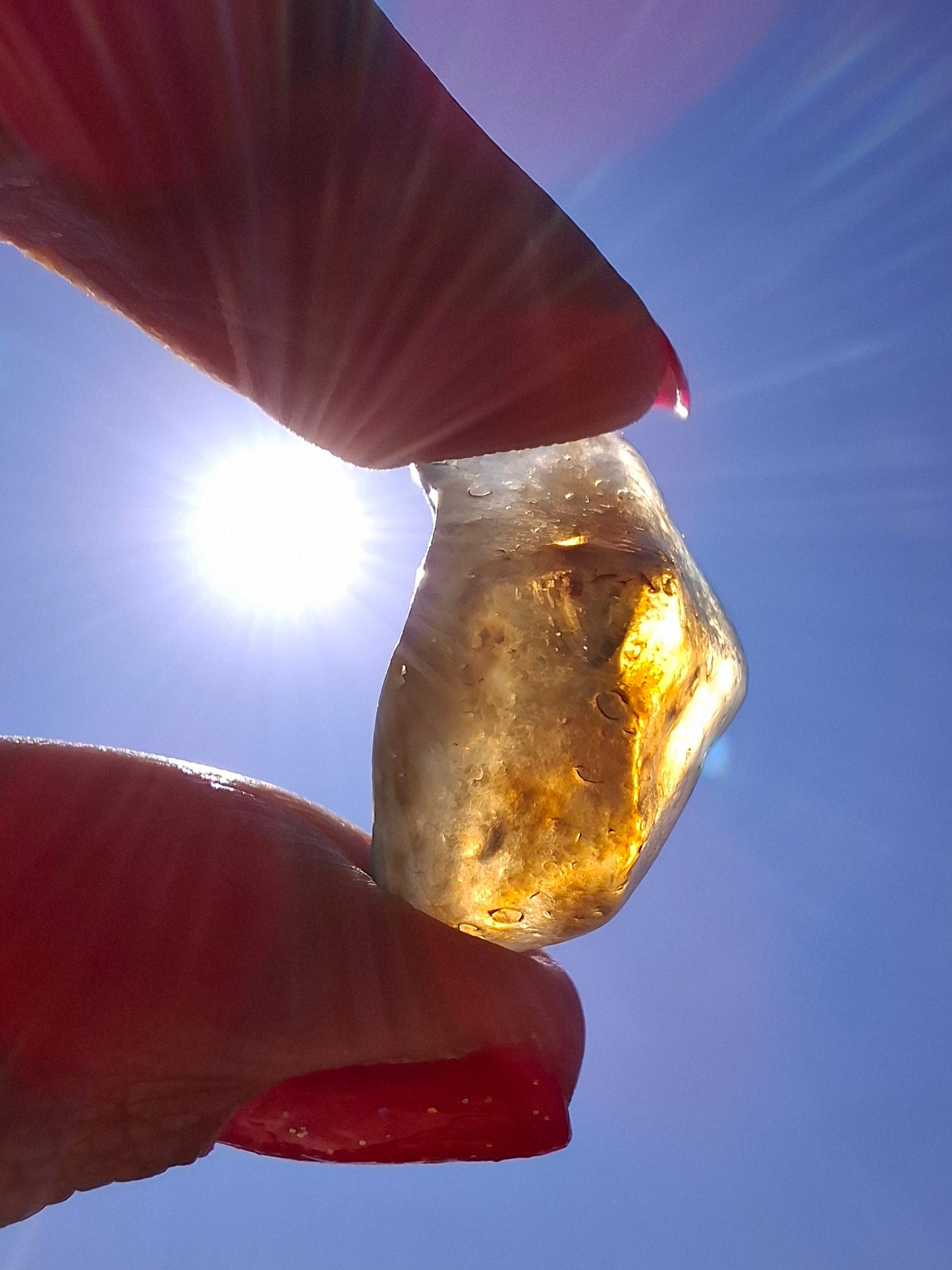 Libyan Desert Glass (darker) Piece, 4.43g, Tektite (Ref: L1361)