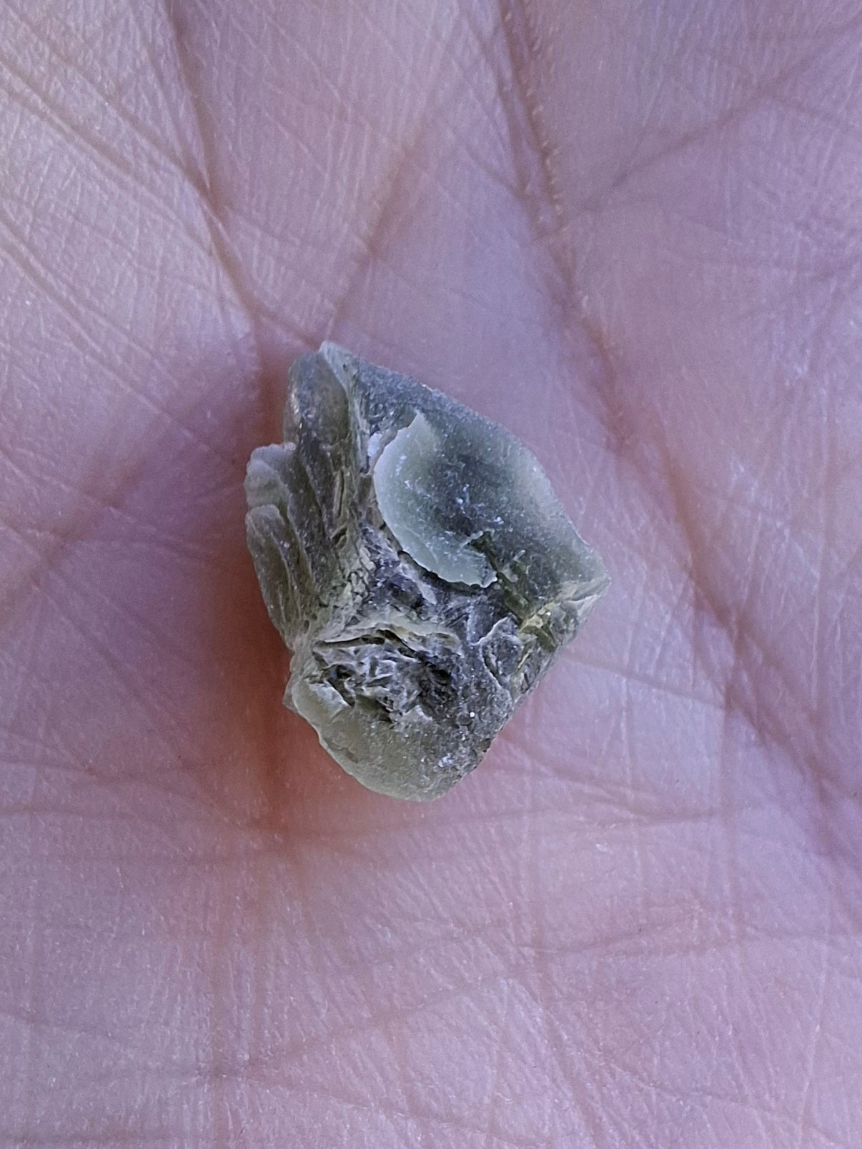 Moldavite Piece, 0.91g, Tektite (Ref: 1460)