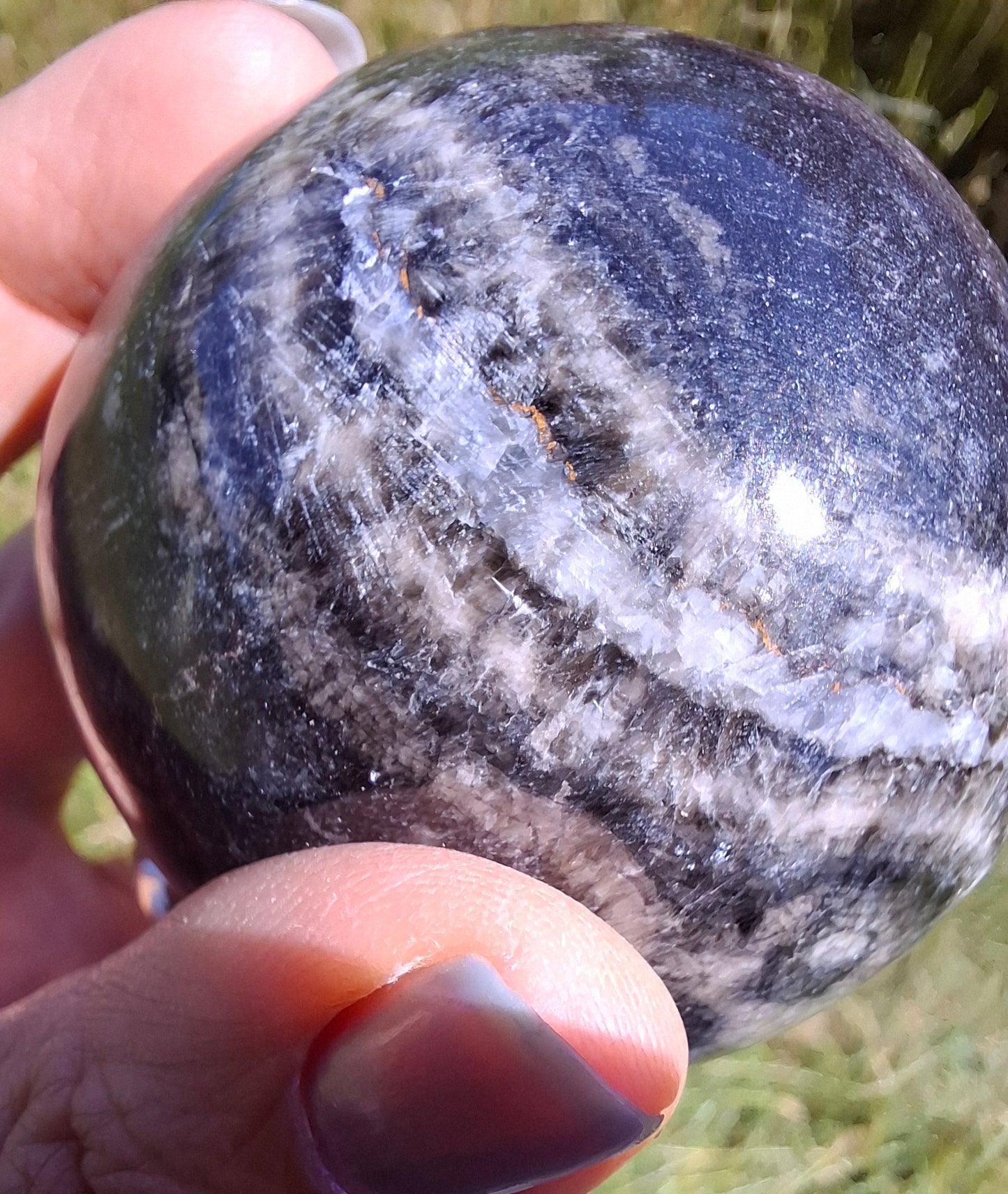 Orthoceras Sphere, Fossil (Ref: OS3)