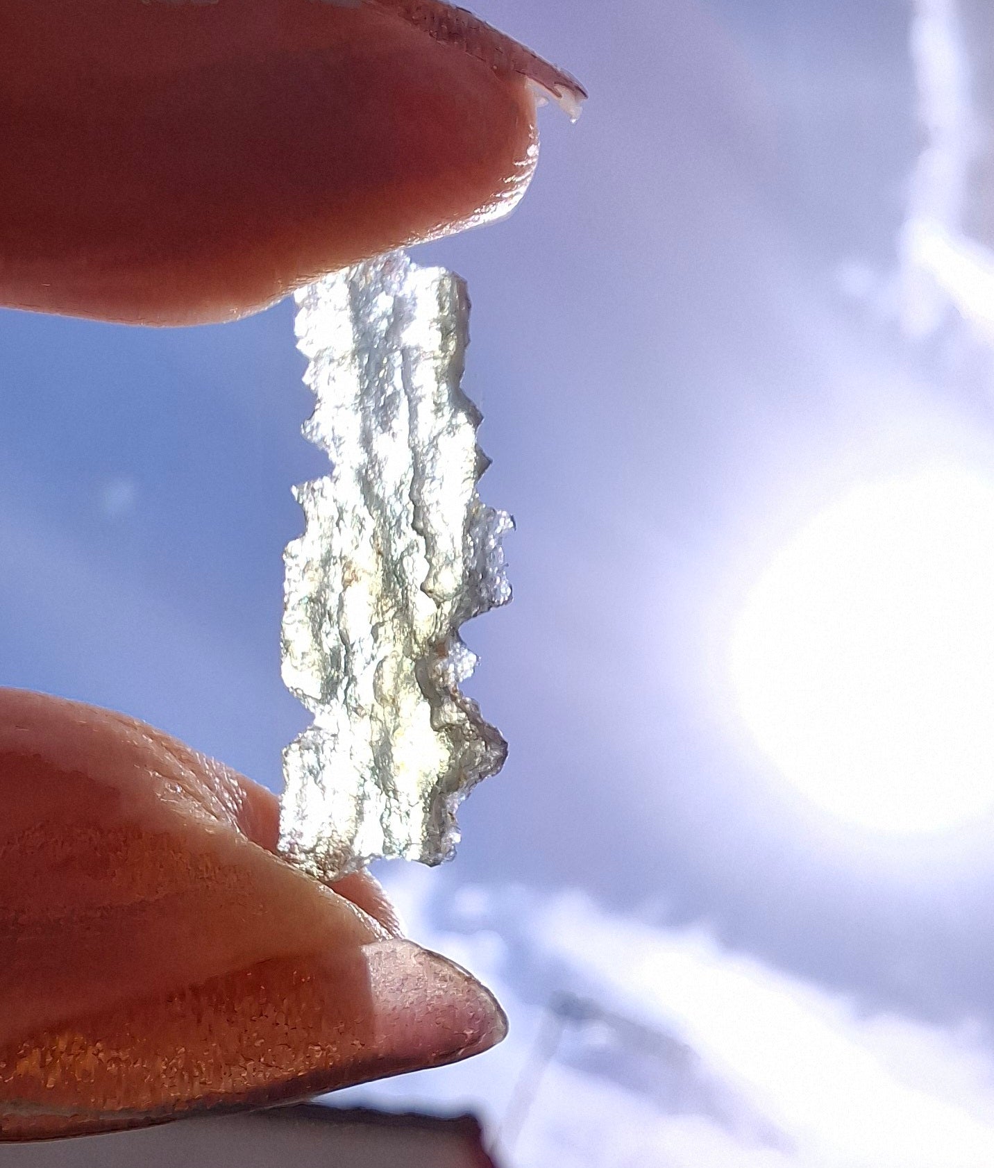 Moldavite Piece, 0.33g, Tektite (Ref: 1488)