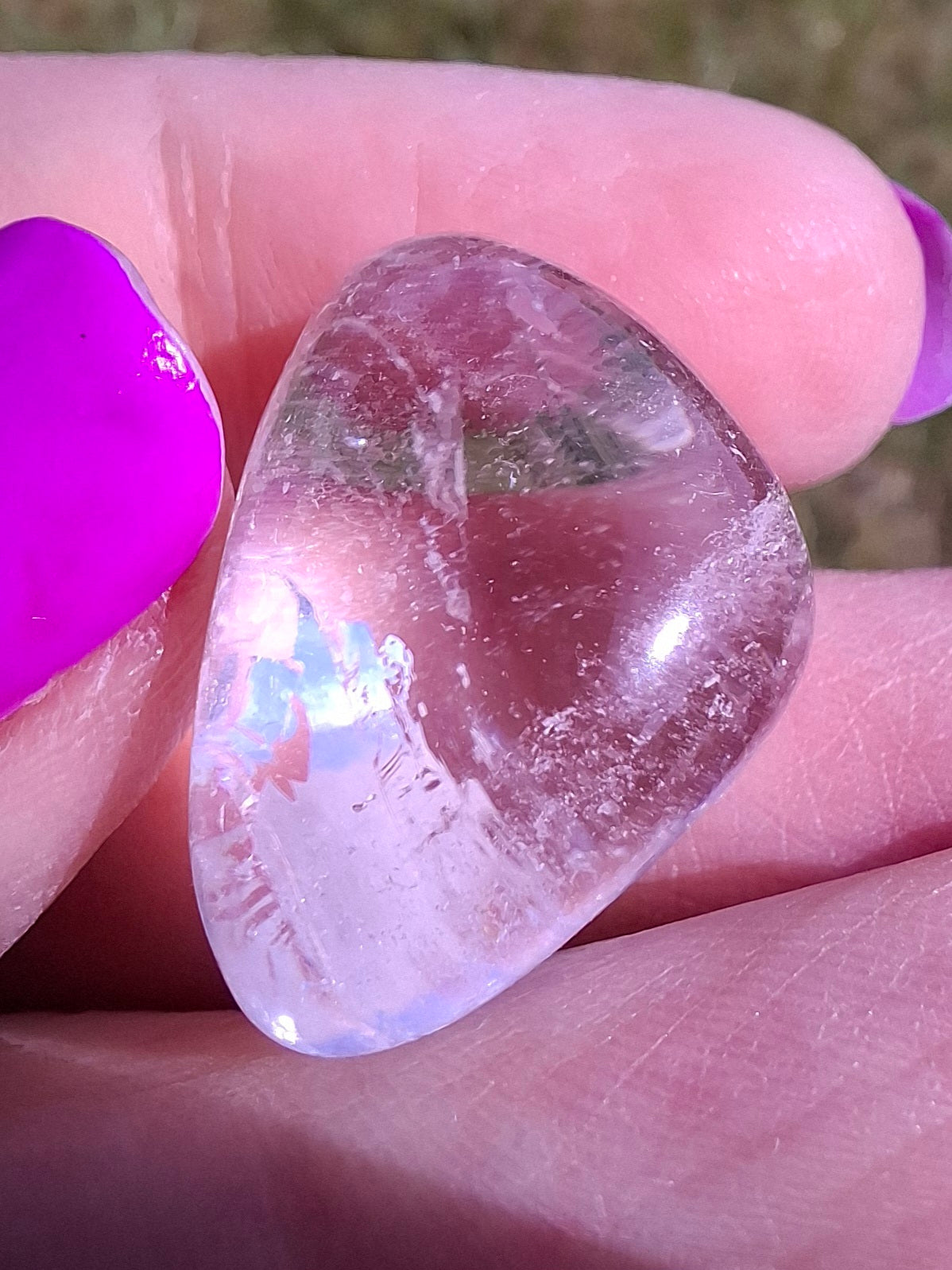 Clear Quartz, Tumble Stone, Crystal (Ref: T32)