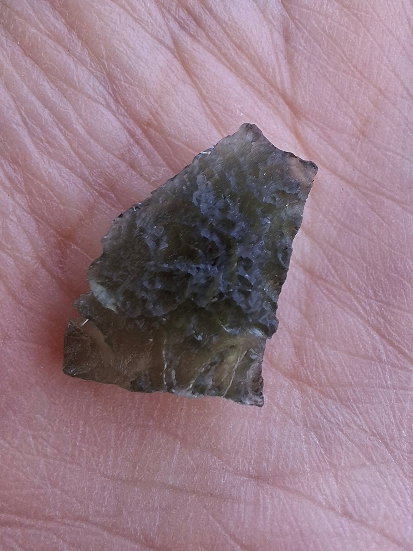 Moldavite Piece, 1.65g, Tektite (Ref: 1387)