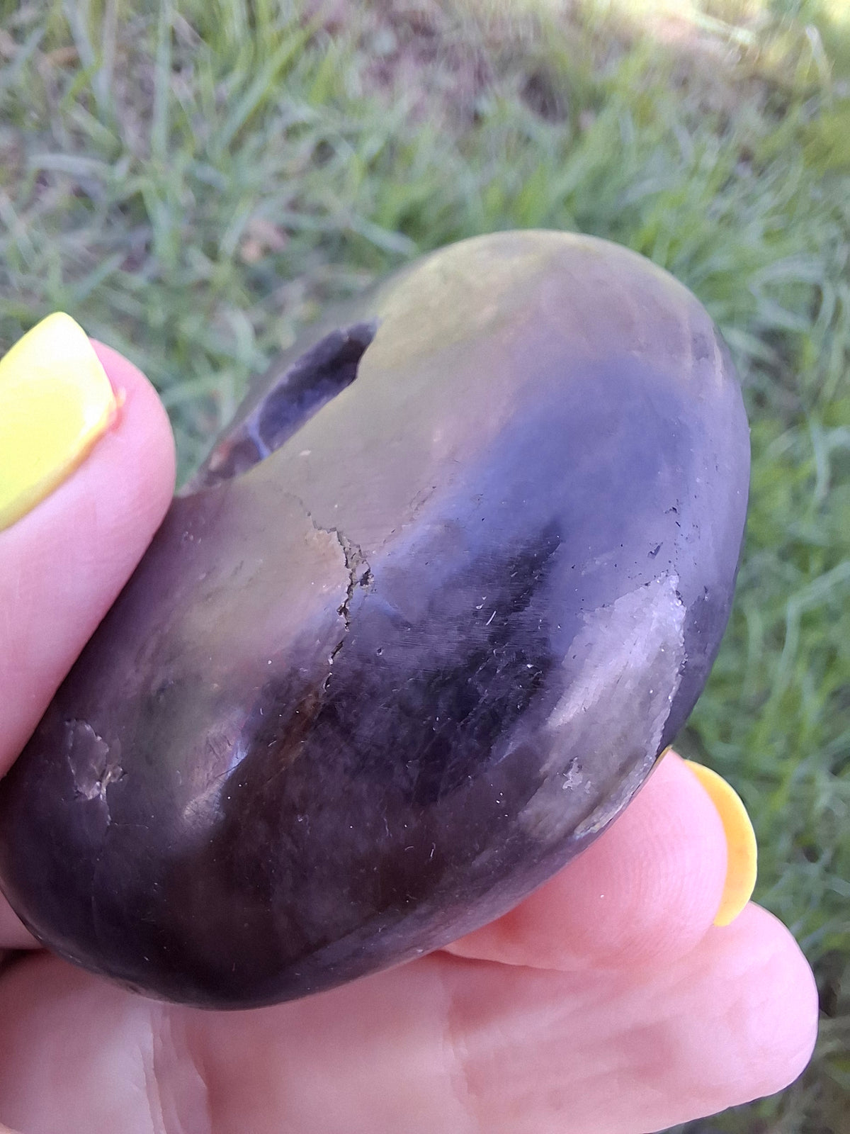 Labradorite Ammonite Carving, 111.66g, Crystal (Ref: laba3)
