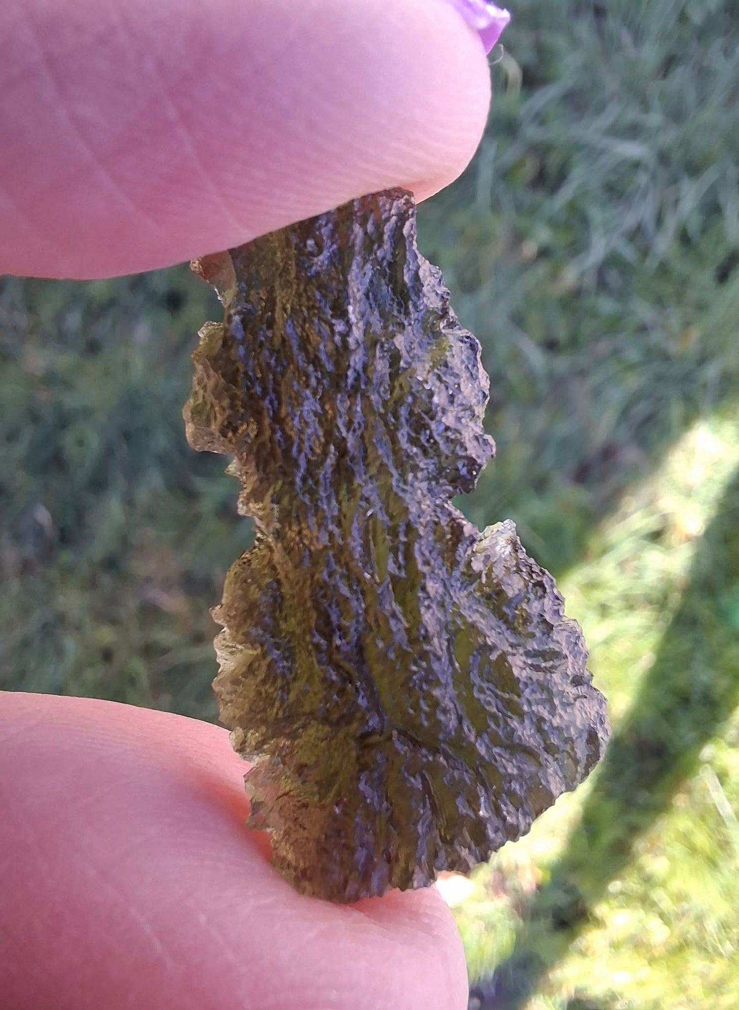 Moldavite Piece, PARYZ, 3.65g, Tektite (Ref: 1299)