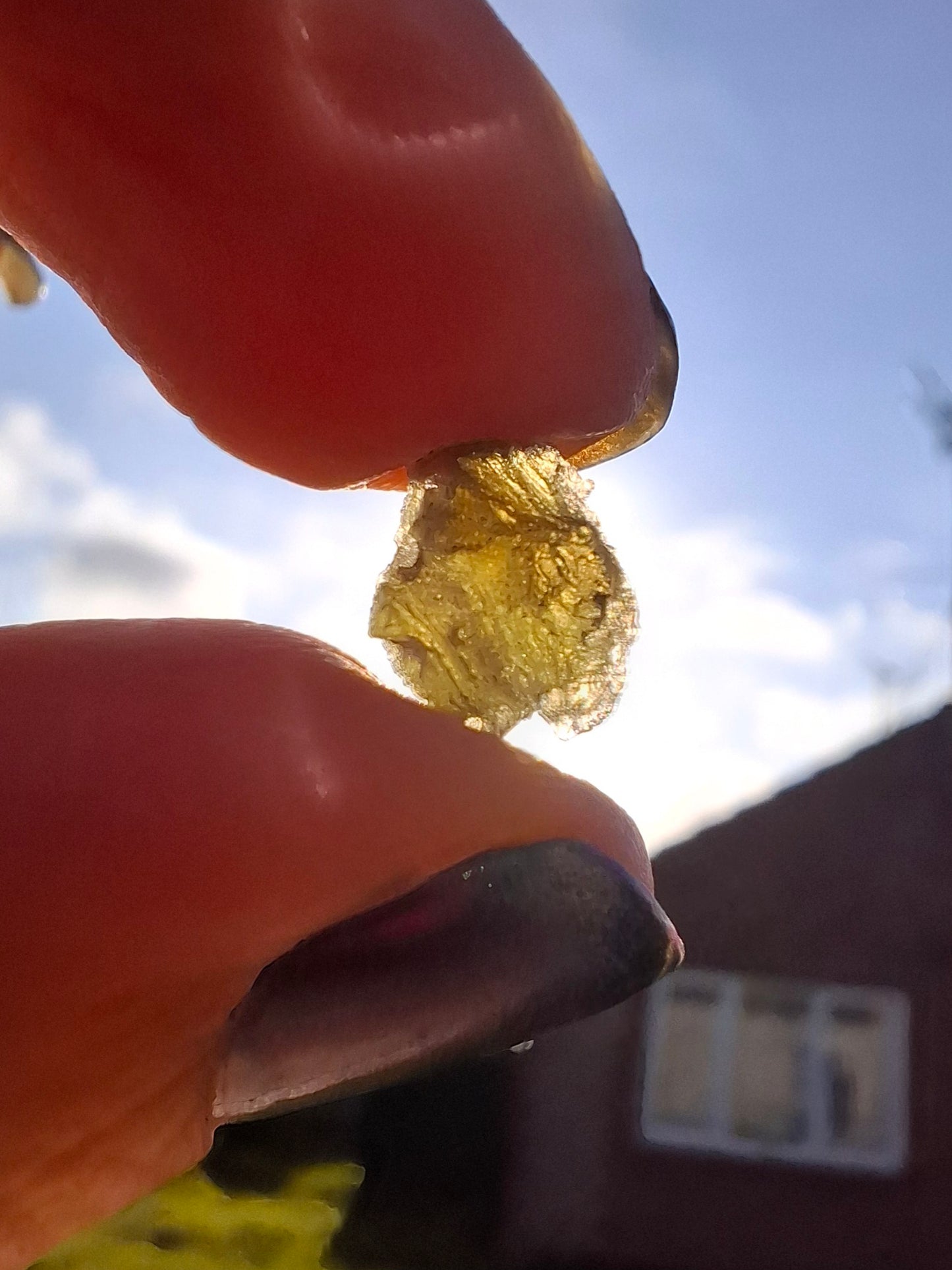 Moldavite Piece, 0.50g, Tektite (Ref: 1395)