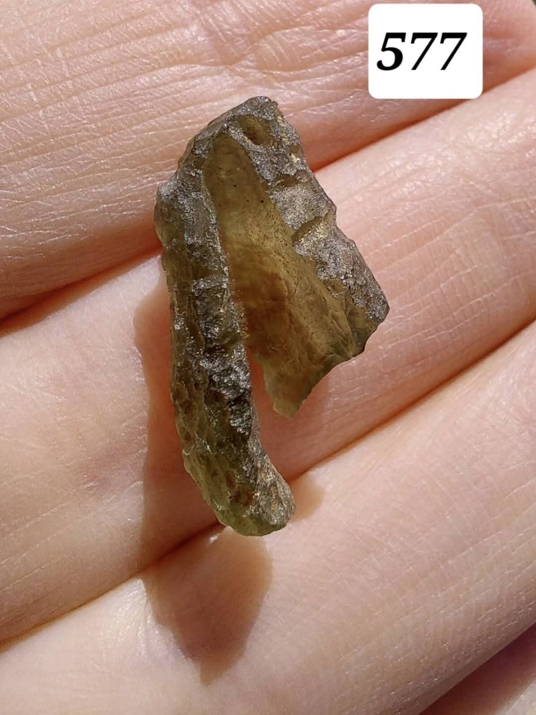 Moldavite Piece, 1.09g, Tektite (Ref: 577)