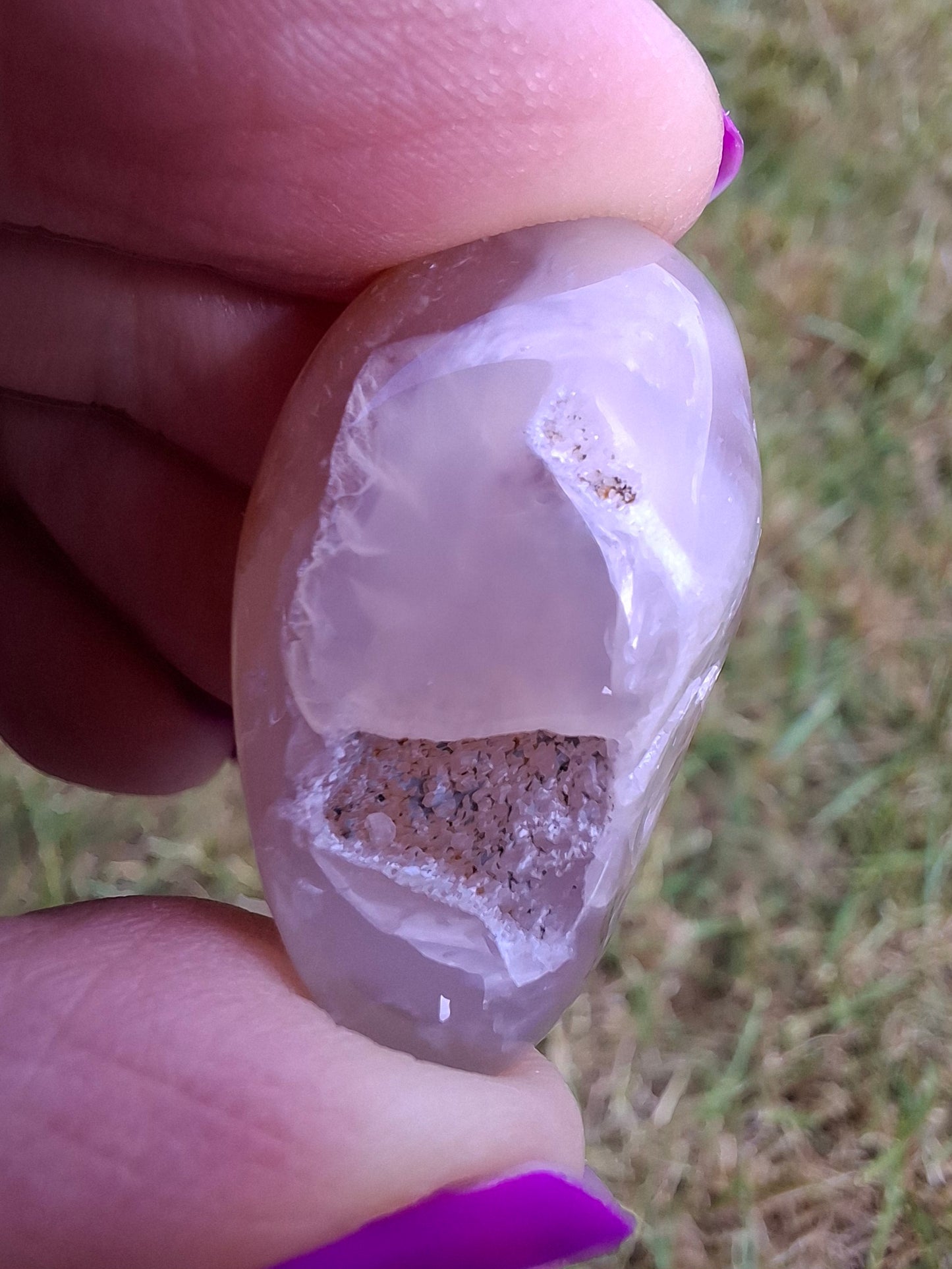Flower Agate, Tumble Stone, Crystal (Ref: T72)
