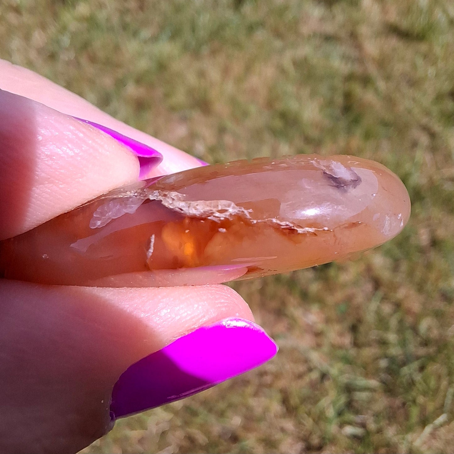 Carnelian, Tumble Stone, Crystal (Ref: T64)