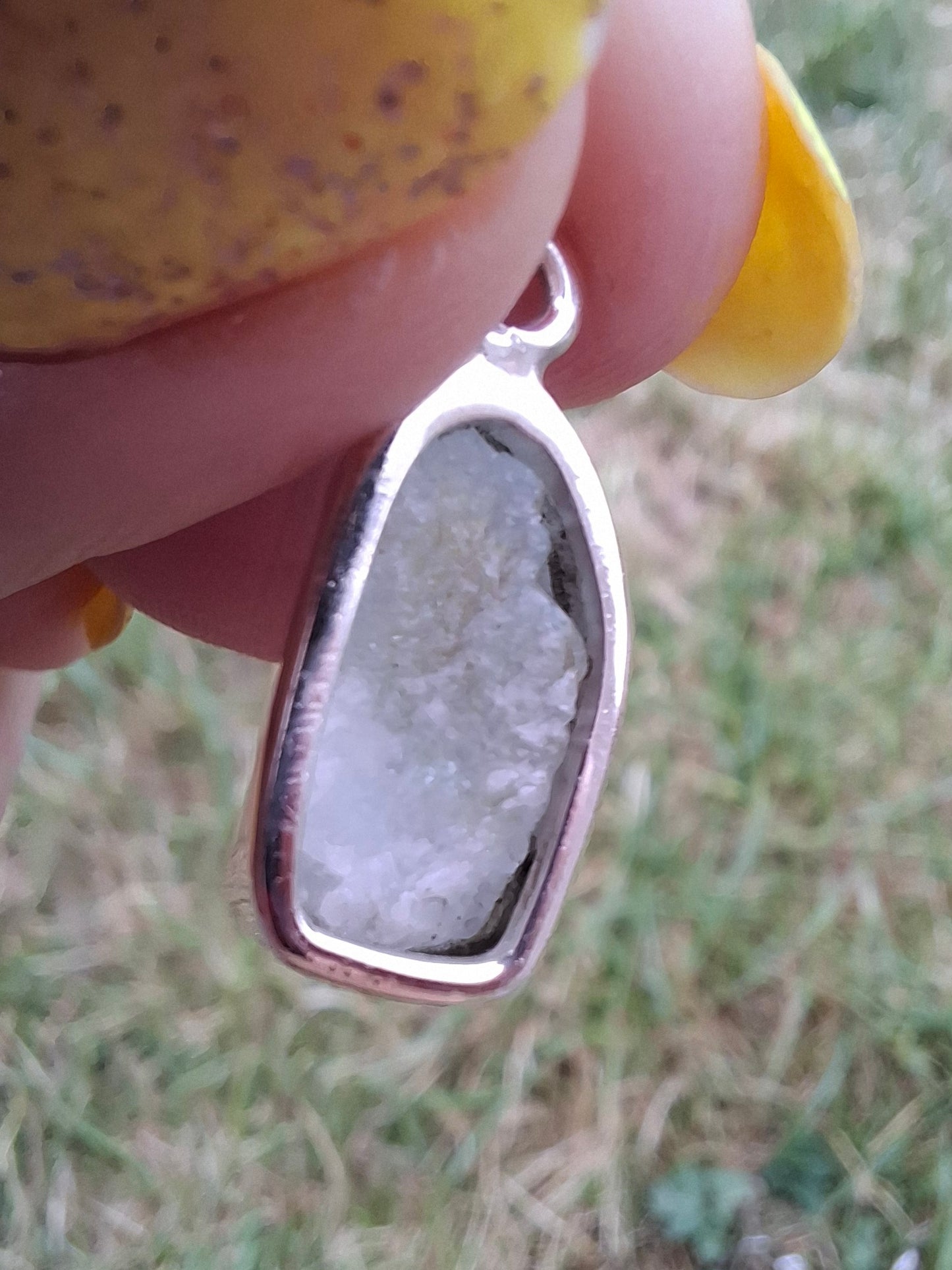 Aquamarine Pendant, 925 Silver, Crystal 🌈 (Ref: AQ4)